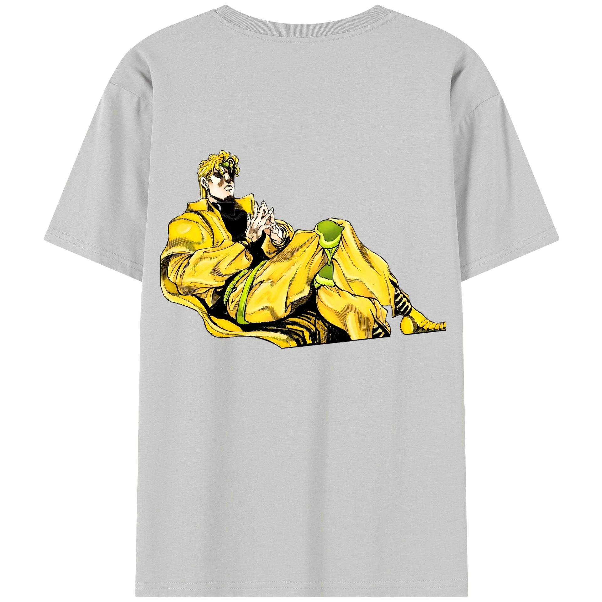 （画像用） ジョジョの奇妙な冒険 ディオ?ブランドー JoJo's Bizarre Adventure Dio Brando レディース半袖Tシャツ(バックプリント)