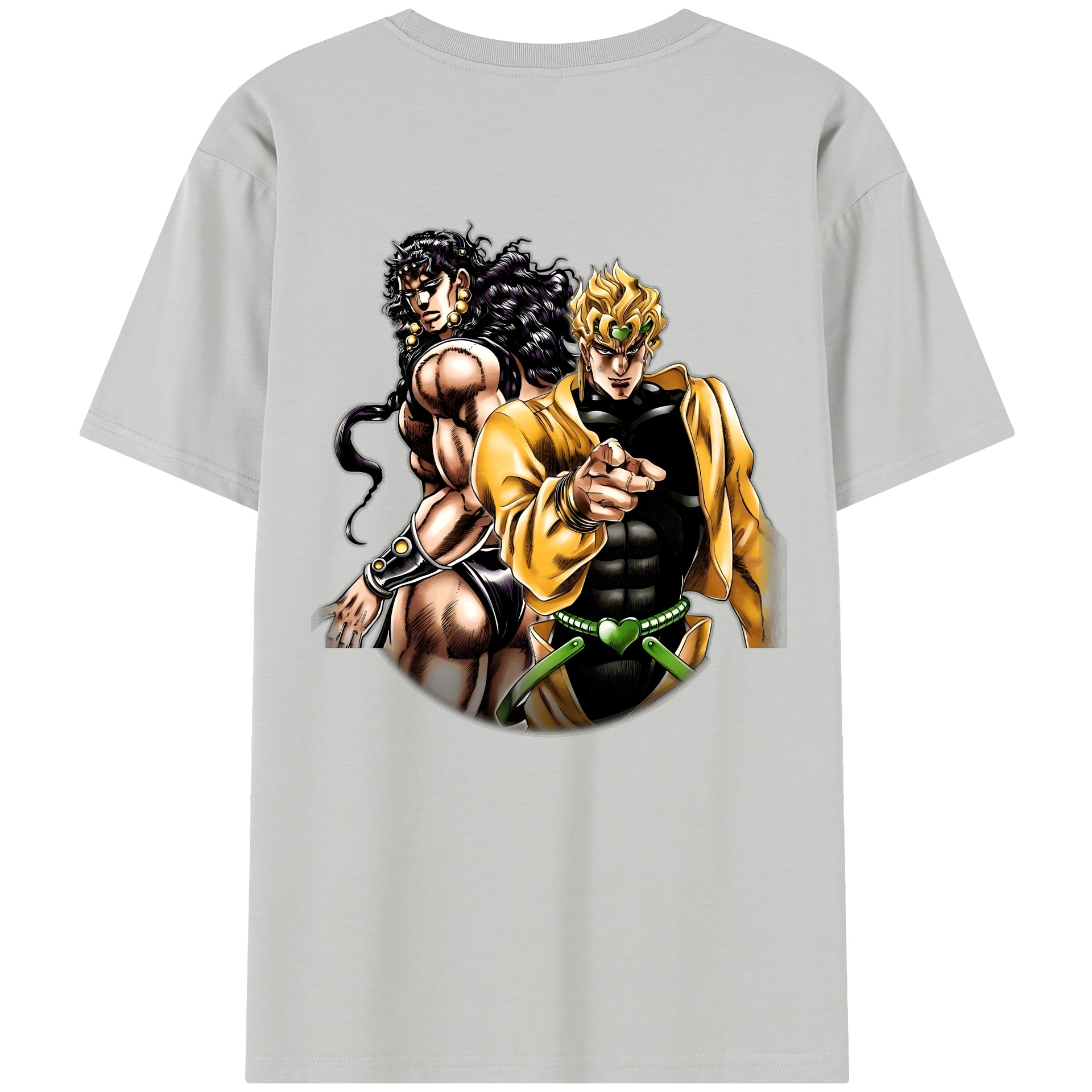 （画像用） ジョジョの奇妙な冒険 ディオ?ブランドー JoJo's Bizarre Adventure Dio Brando レディース半袖Tシャツ(バックプリント)