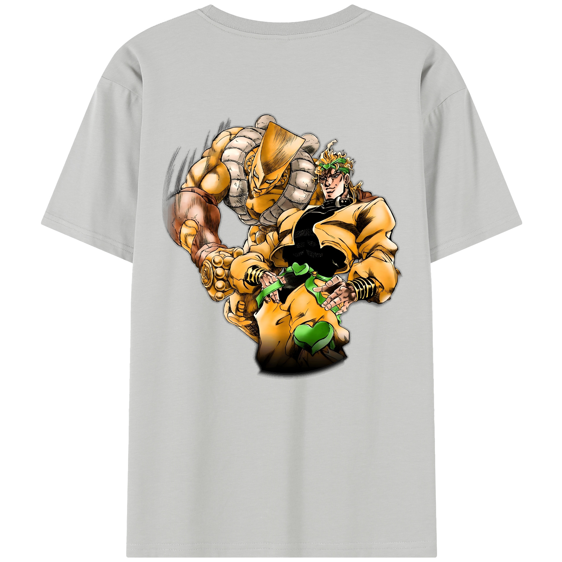 （画像用） ジョジョの奇妙な冒険 ディオ?ブランドー JoJo's Bizarre Adventure Dio Brando レディース半袖Tシャツ(バックプリント)