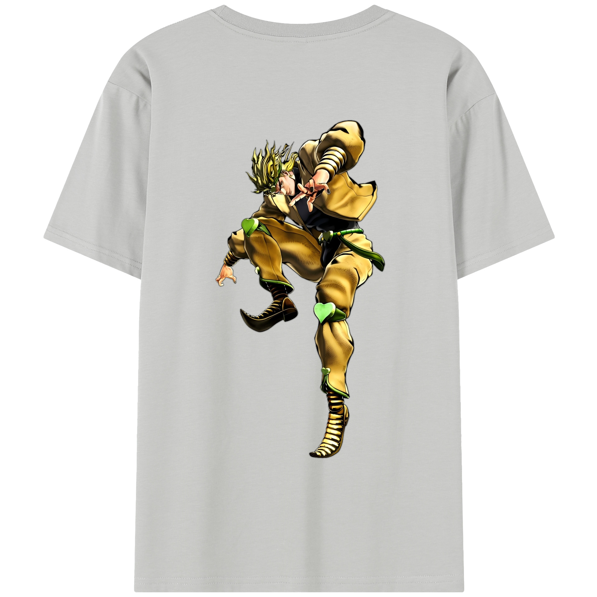 （画像用） ジョジョの奇妙な冒険 ディオ?ブランドー JoJo's Bizarre Adventure Dio Brando レディース半袖Tシャツ(バックプリント)
