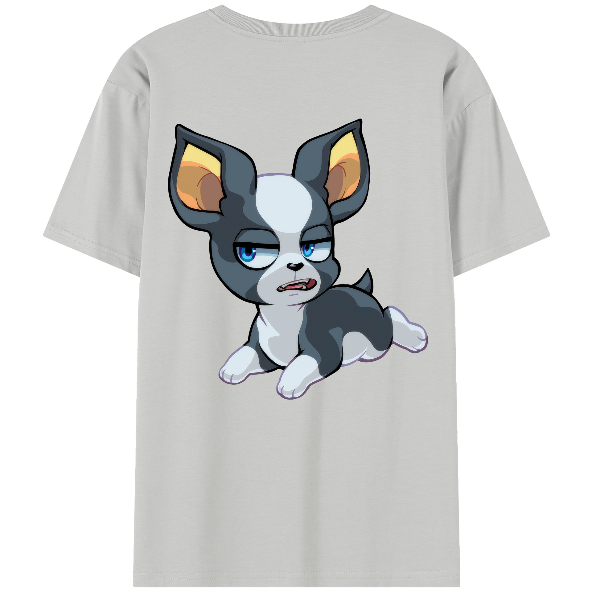 （画像用） ジョジョの奇妙な冒険 イギー JoJo's Bizarre Adventure Iggy レディース半袖Tシャツ(バックプリント)