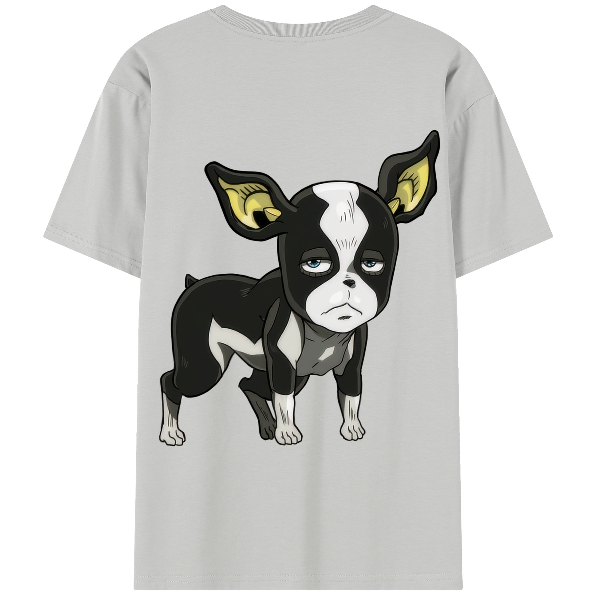 （画像用） ジョジョの奇妙な冒険 イギー JoJo's Bizarre Adventure Iggy レディース半袖Tシャツ(バックプリント)