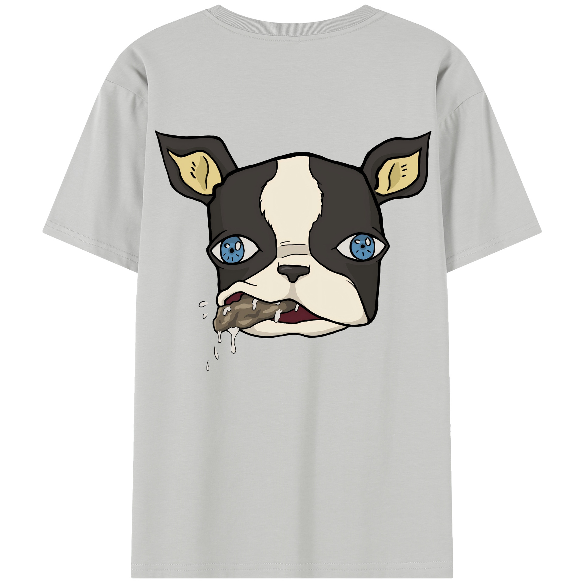 （画像用） ジョジョの奇妙な冒険 イギー JoJo's Bizarre Adventure Iggy レディース半袖Tシャツ(バックプリント)
