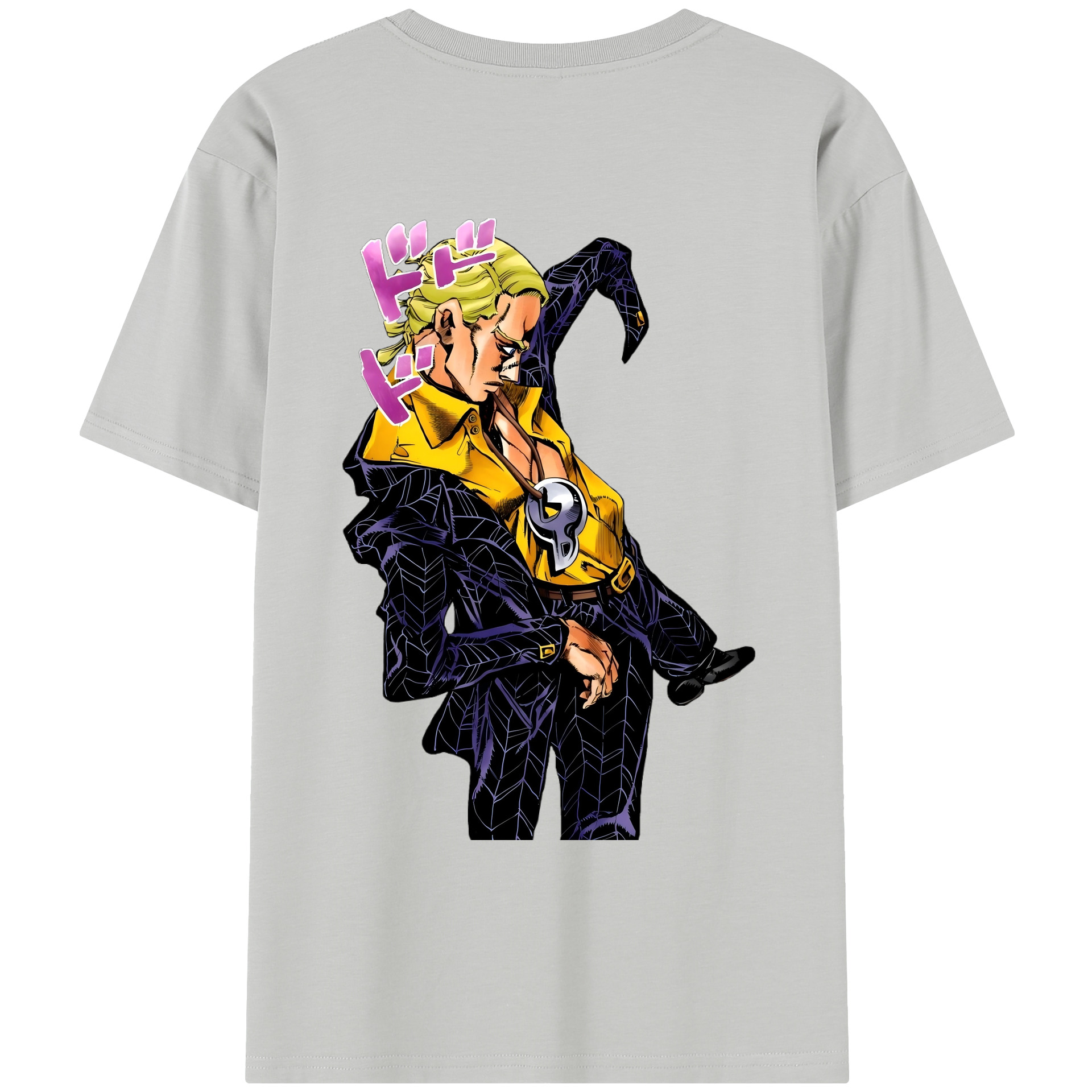 （画像用） ジョジョの奇妙な冒険 プロシュート JoJo's Bizarre Adventure Prosciutto レディース半袖Tシャツ(バックプリント)