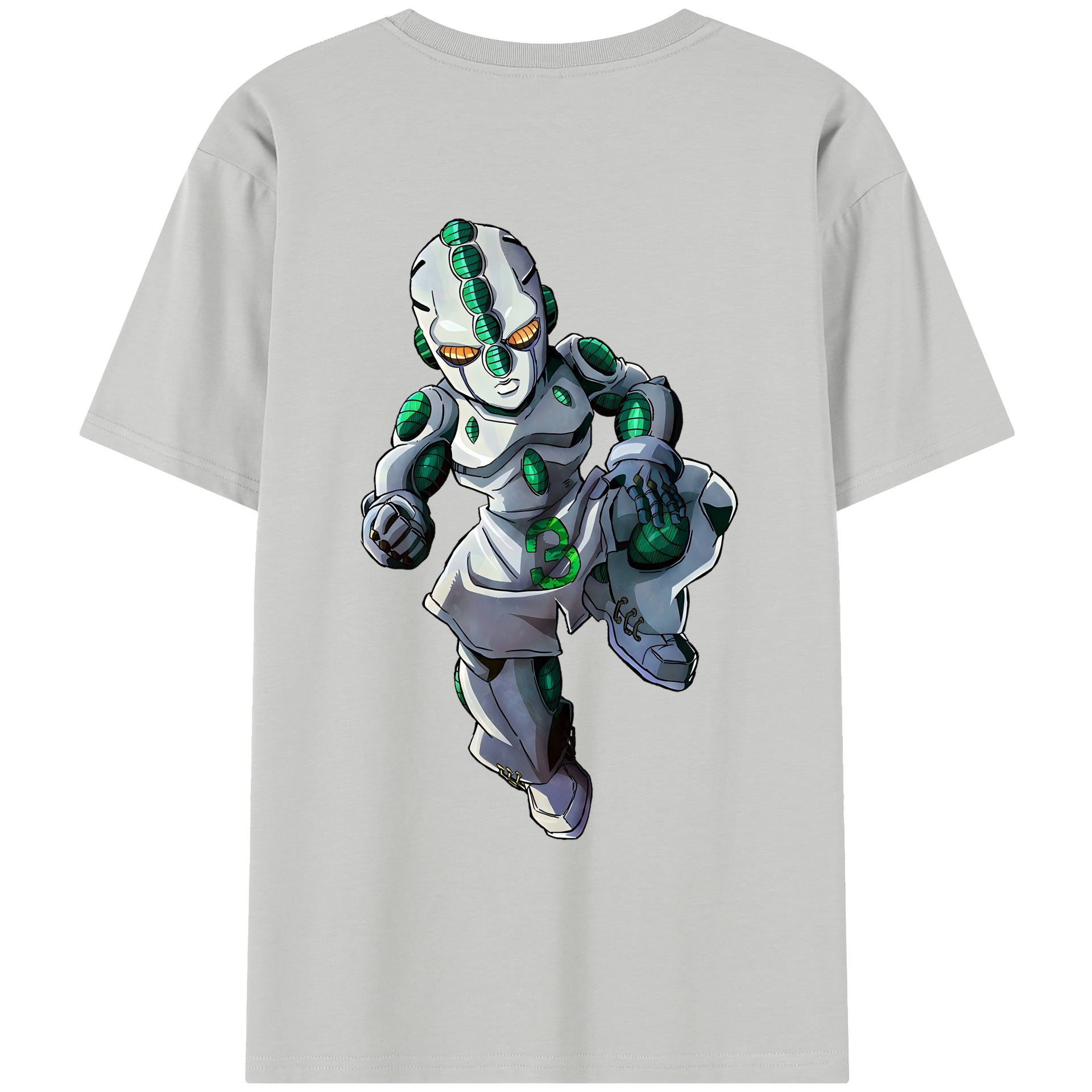 （画像用） ジョジョの奇妙な冒険 広瀨康一 JoJo's Bizarre Adventure Hirose Koichi レディース半袖Tシャツ(バックプリント)