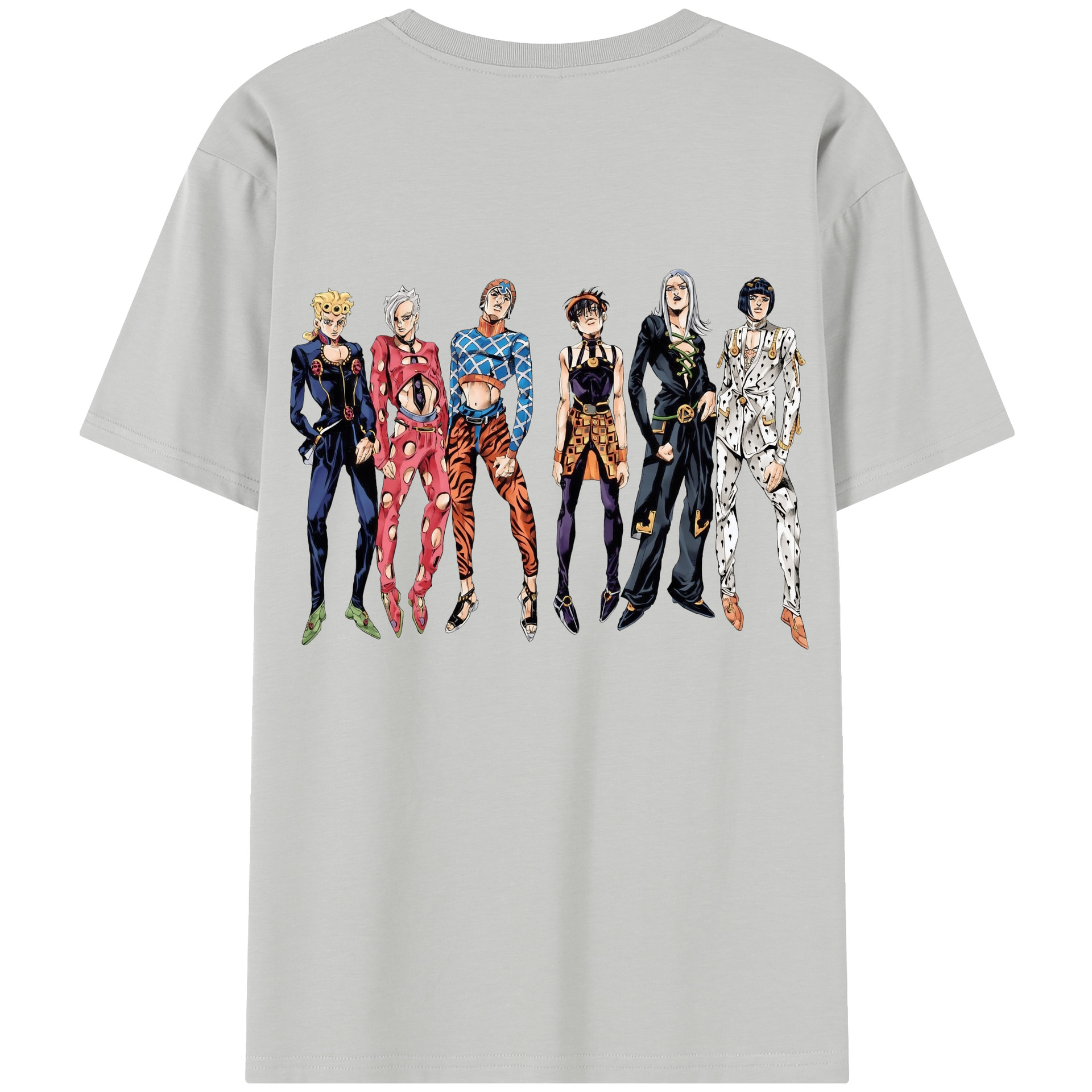 （画像用） ジョジョの奇妙な冒険 JoJo's Bizarre Adventure レディース半袖Tシャツ(バックプリント)