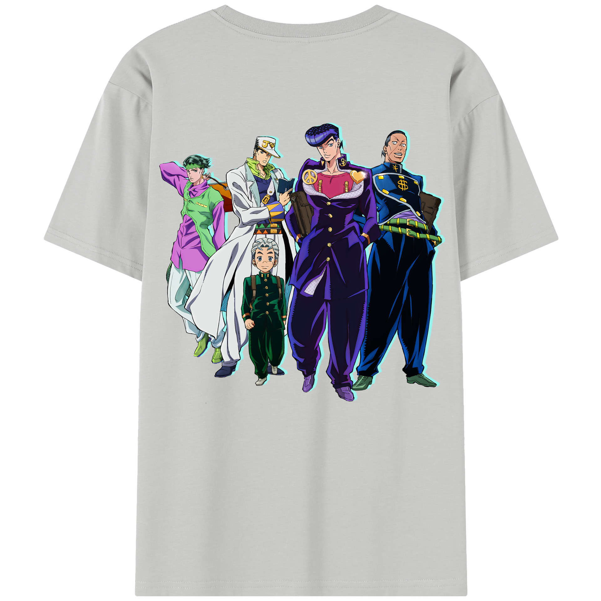 （画像用） ジョジョの奇妙な冒険 JoJo's Bizarre Adventure レディース半袖Tシャツ(バックプリント)