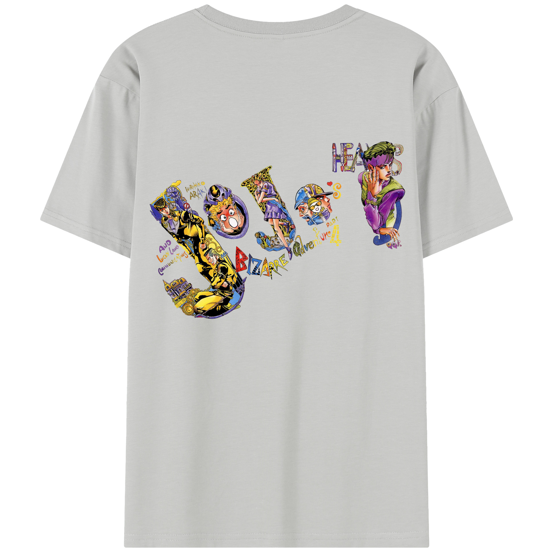 （画像用） ジョジョの奇妙な冒険 JoJo's Bizarre Adventure レディース半袖Tシャツ(バックプリント)