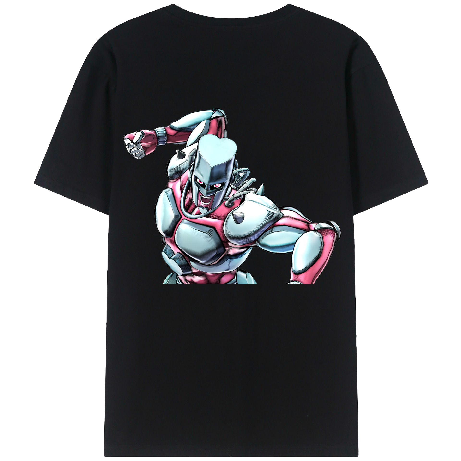 （画像用） ジョジョの奇妙な冒険 ひがしかた じょうすけ JoJo's Bizarre Adventure Higashikata Josuke レディース半袖Tシャツ(バックプリント)