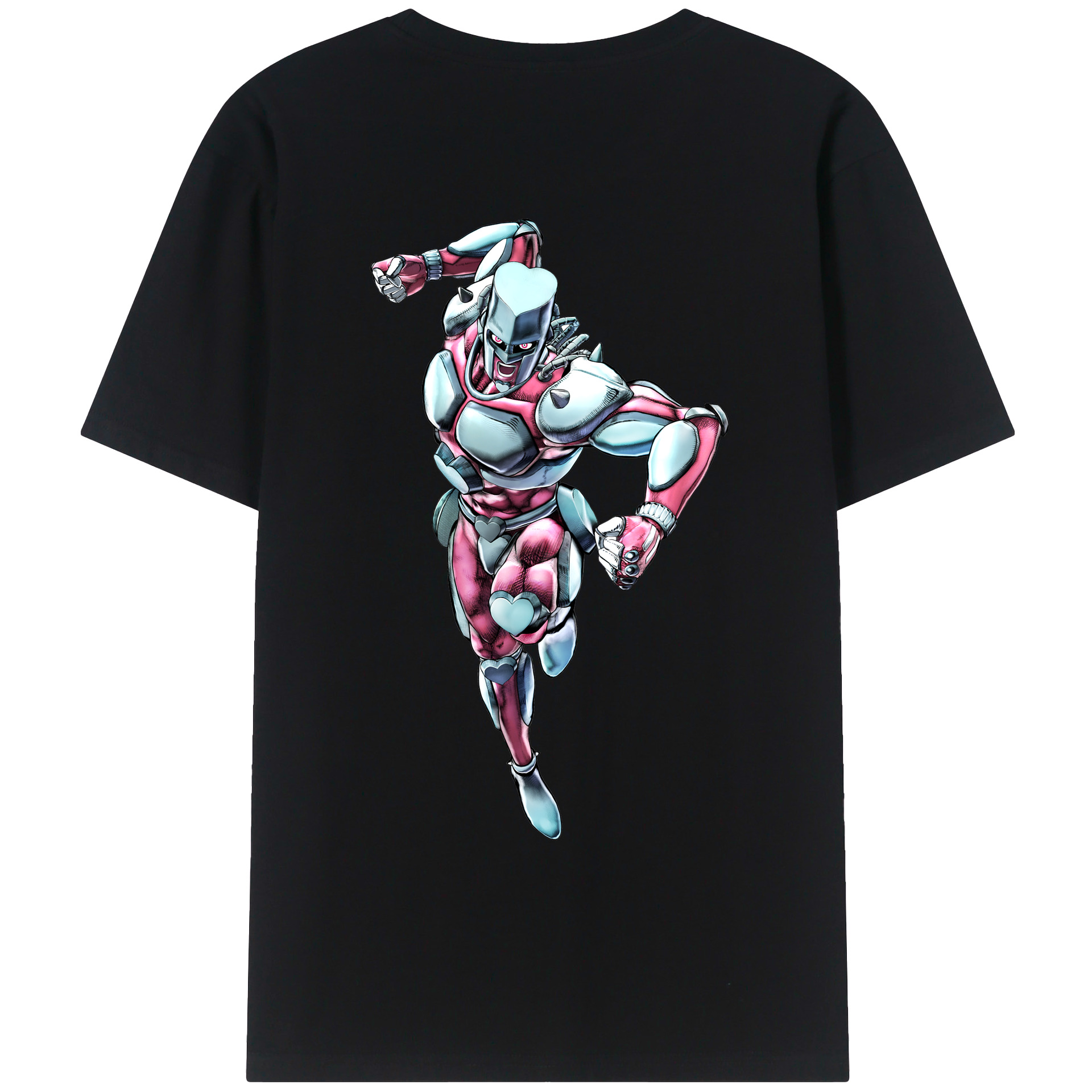 （画像用） ジョジョの奇妙な冒険 ひがしかた じょうすけ JoJo's Bizarre Adventure Higashikata Josuke レディース半袖Tシャツ(バックプリント)