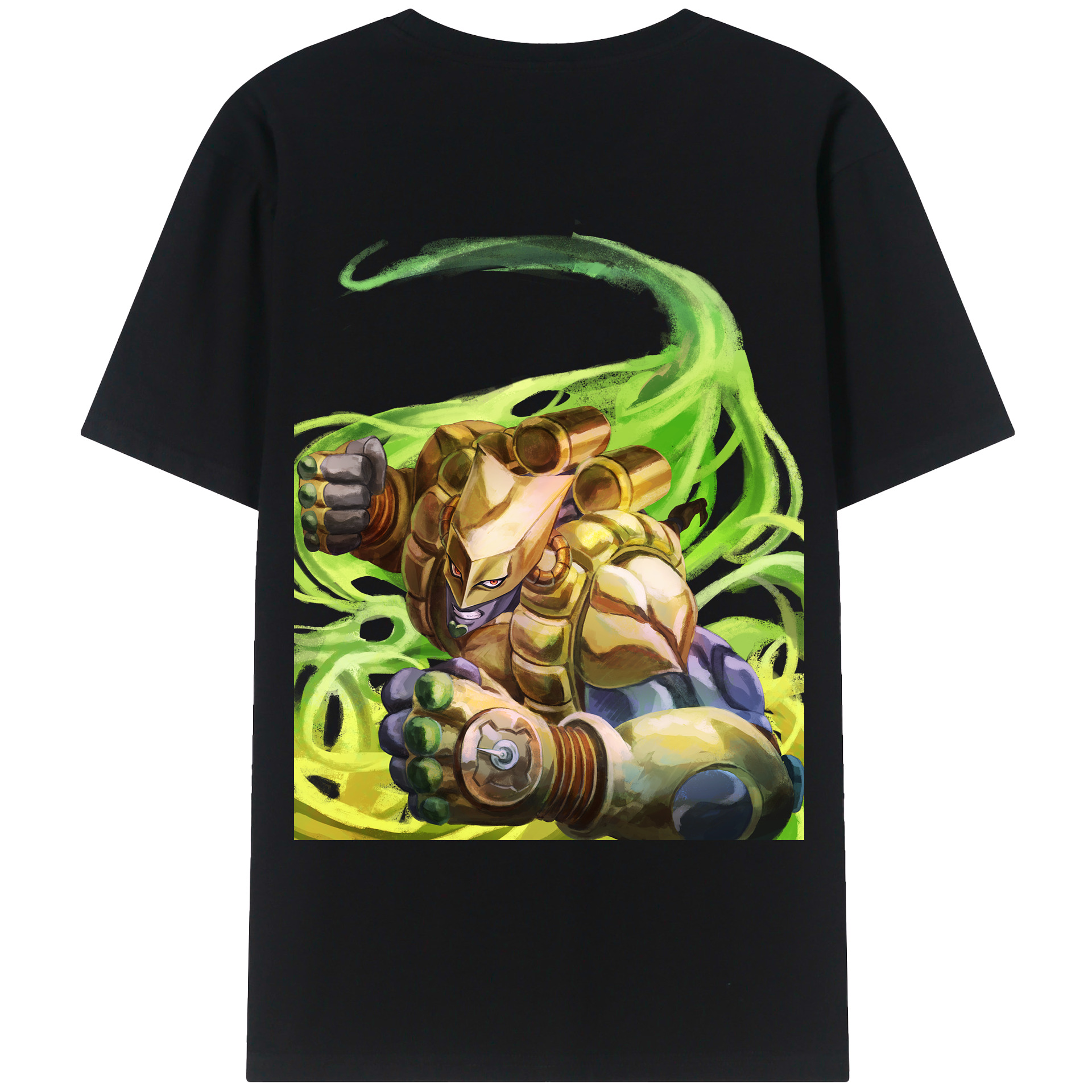 （画像用） ジョジョの奇妙な冒険 ディオ?ブランドー JoJo's Bizarre Adventure Dio Brando レディース半袖Tシャツ(バックプリント)