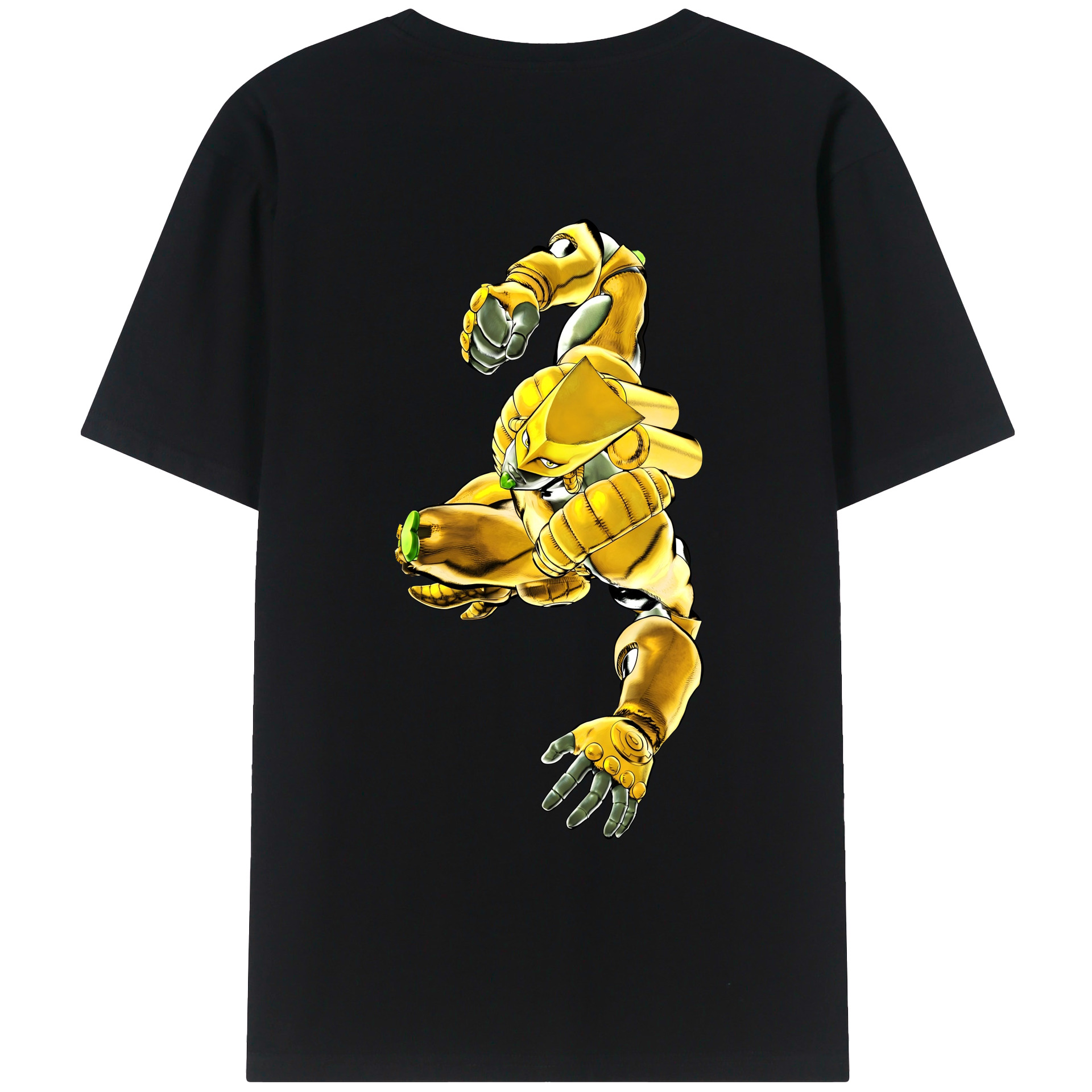 （画像用） ジョジョの奇妙な冒険 ディオ?ブランドー JoJo's Bizarre Adventure Dio Brando レディース半袖Tシャツ(バックプリント)