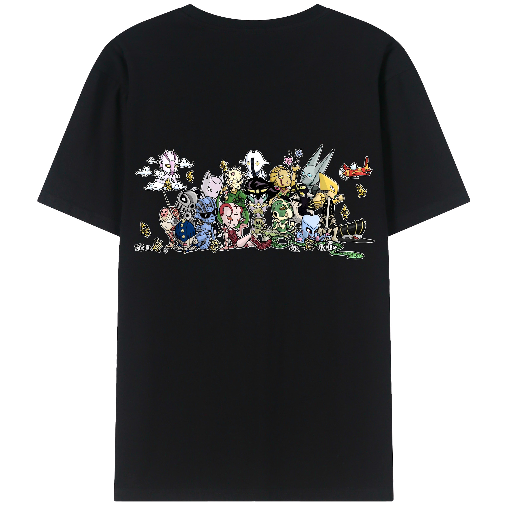 （画像用） ジョジョの奇妙な冒険 JoJo's Bizarre Adventure レディース半袖Tシャツ(バックプリント)