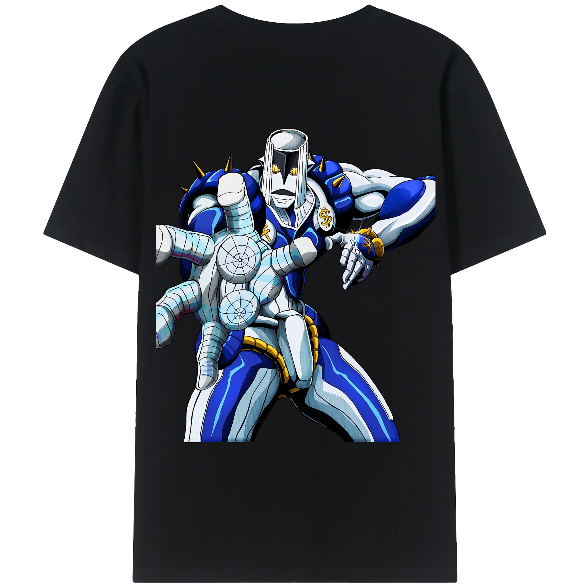 （画像用） ジョジョの奇妙な冒険 虹村億泰 にじむら おくやす JoJo's Bizarre Adventure Nijimura Okuyasu レディース半袖Tシャツ(バックプリント)
