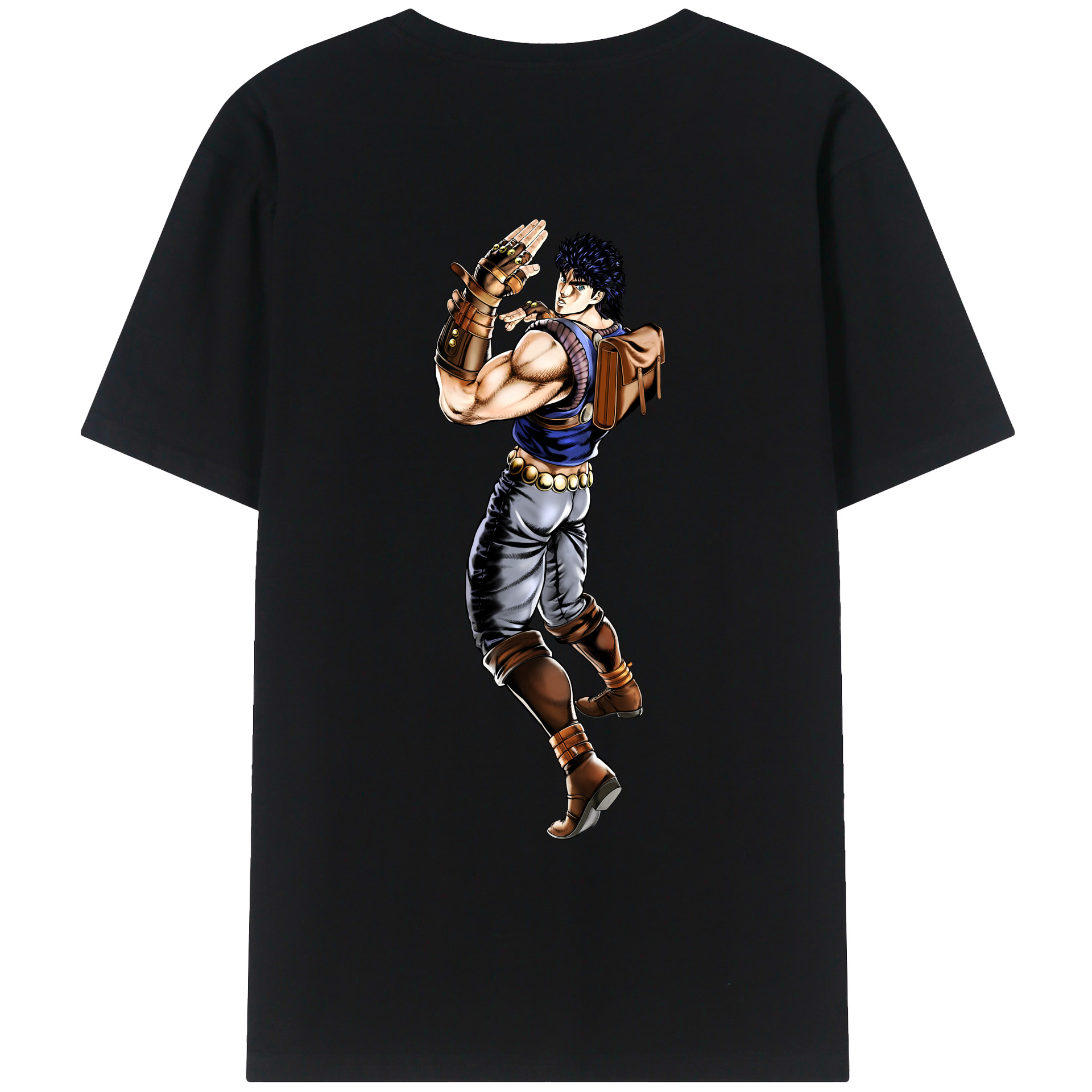 （画像用） ジョジョの奇妙な冒険 /ジョナサン?ジョースター JoJo's Bizarre Adventure Jonathan Joestar レディース半袖Tシャツ(バックプリント)