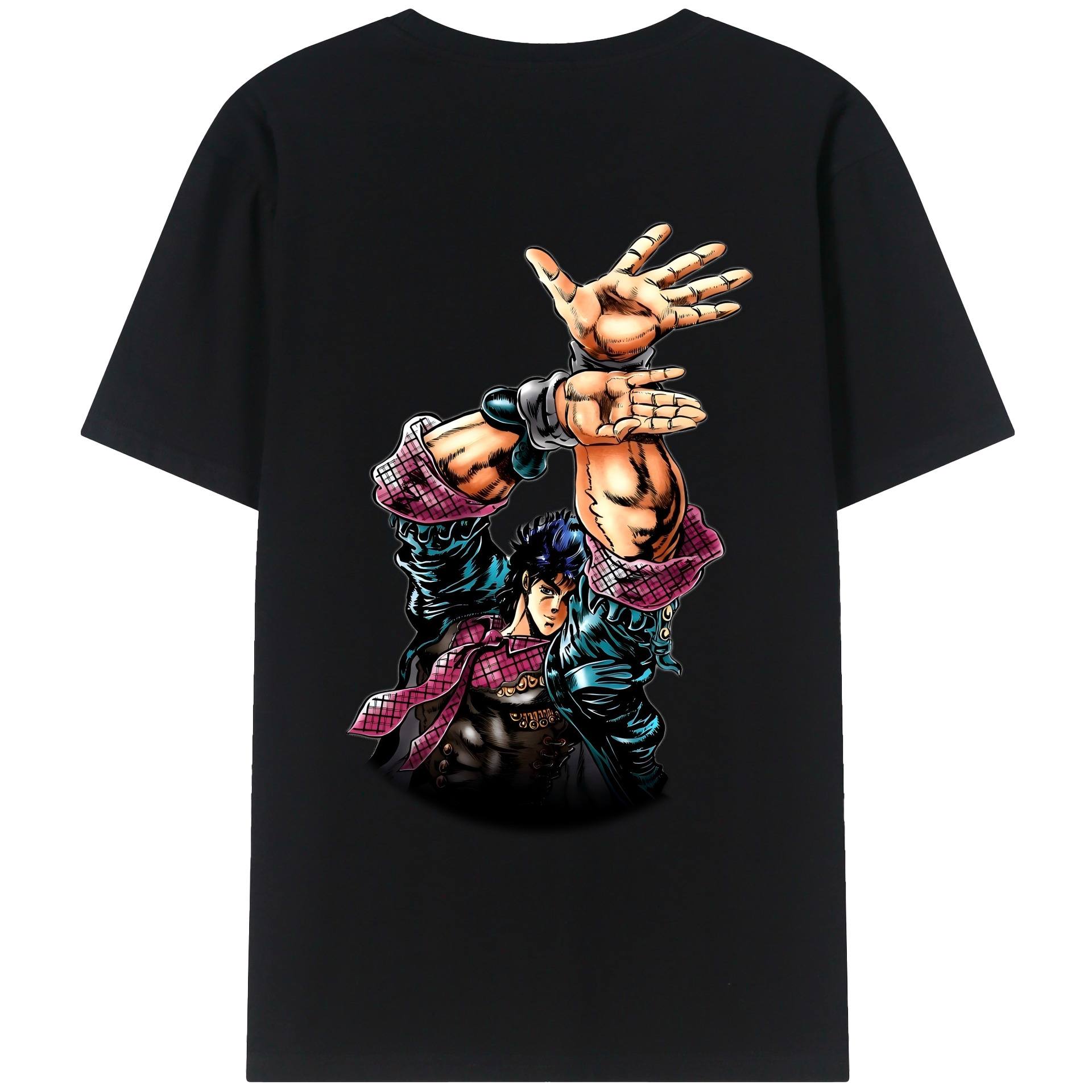 （画像用） ジョジョの奇妙な冒険 /ジョナサン?ジョースター JoJo's Bizarre Adventure Jonathan Joestar レディース半袖Tシャツ(バックプリント)
