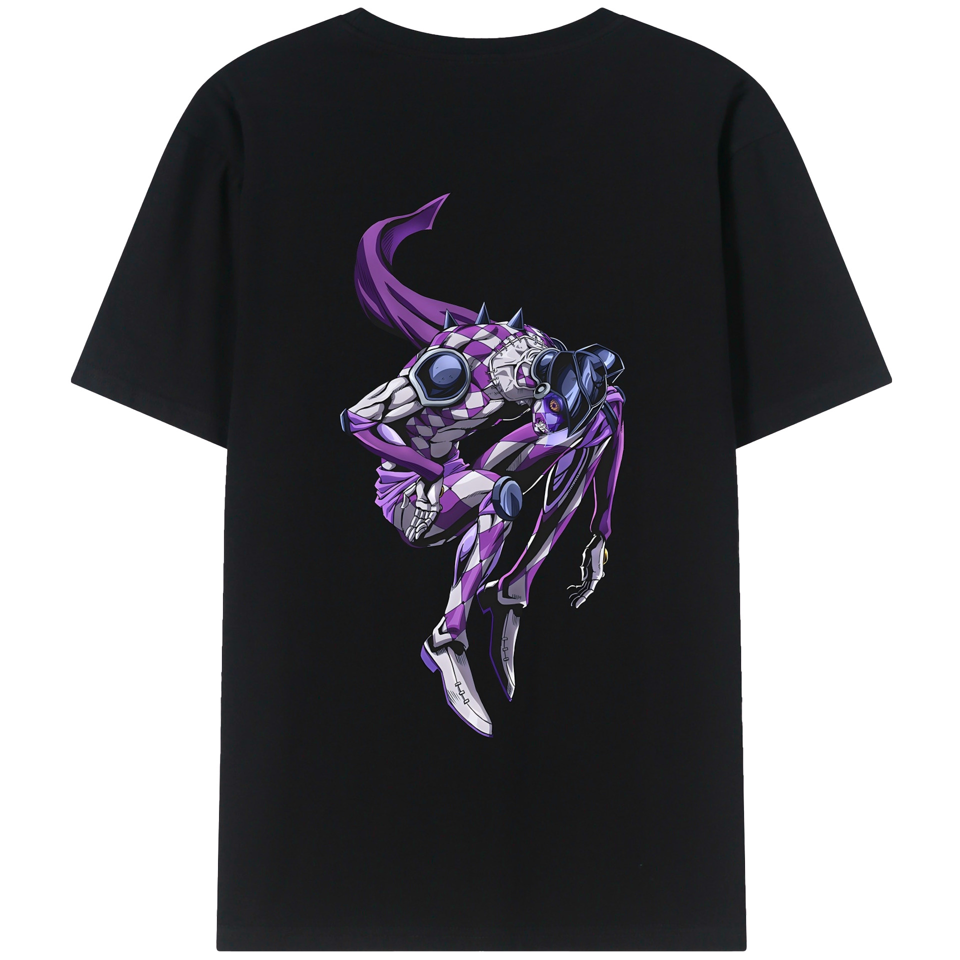 （画像用） ジョジョの奇妙な冒険 パンナコッタ?フー JoJo's Bizarre Adventure Pannacotta Fugo レディース半袖Tシャツ(バックプリント)