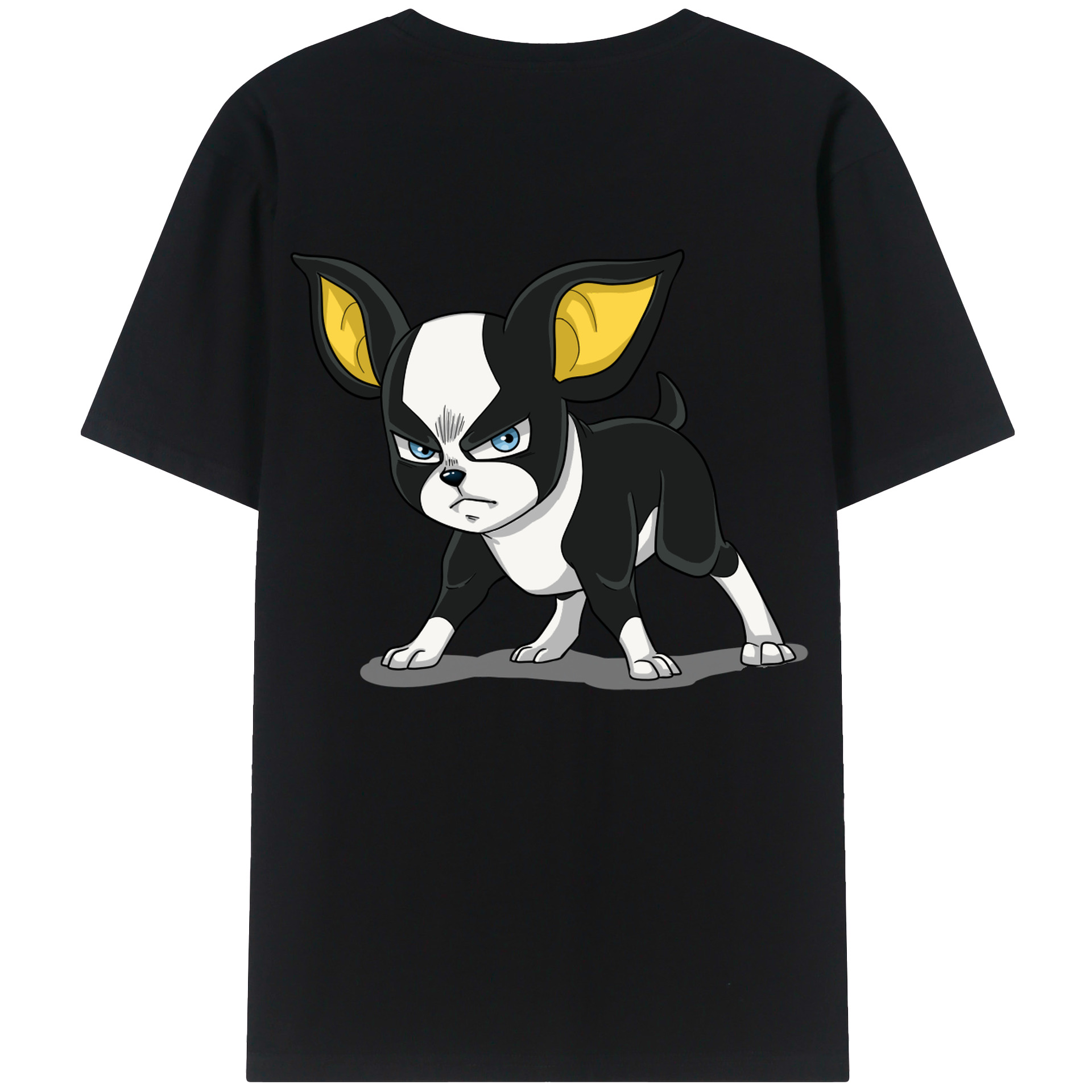 （画像用） ジョジョの奇妙な冒険 イギー JoJo's Bizarre Adventure Iggy レディース半袖Tシャツ(バックプリント)