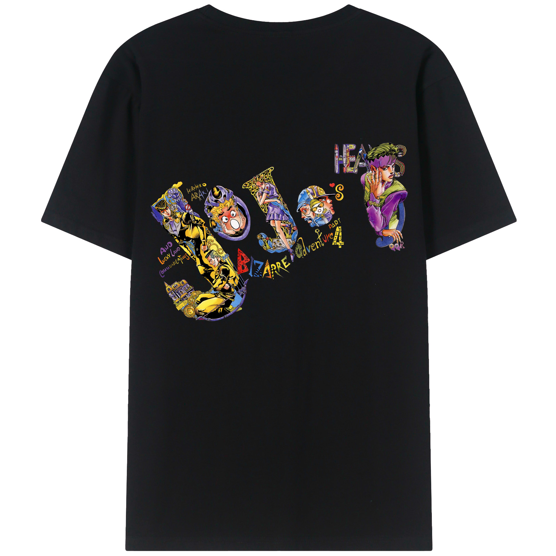 （画像用） ジョジョの奇妙な冒険 JoJo's Bizarre Adventure レディース半袖Tシャツ(バックプリント)