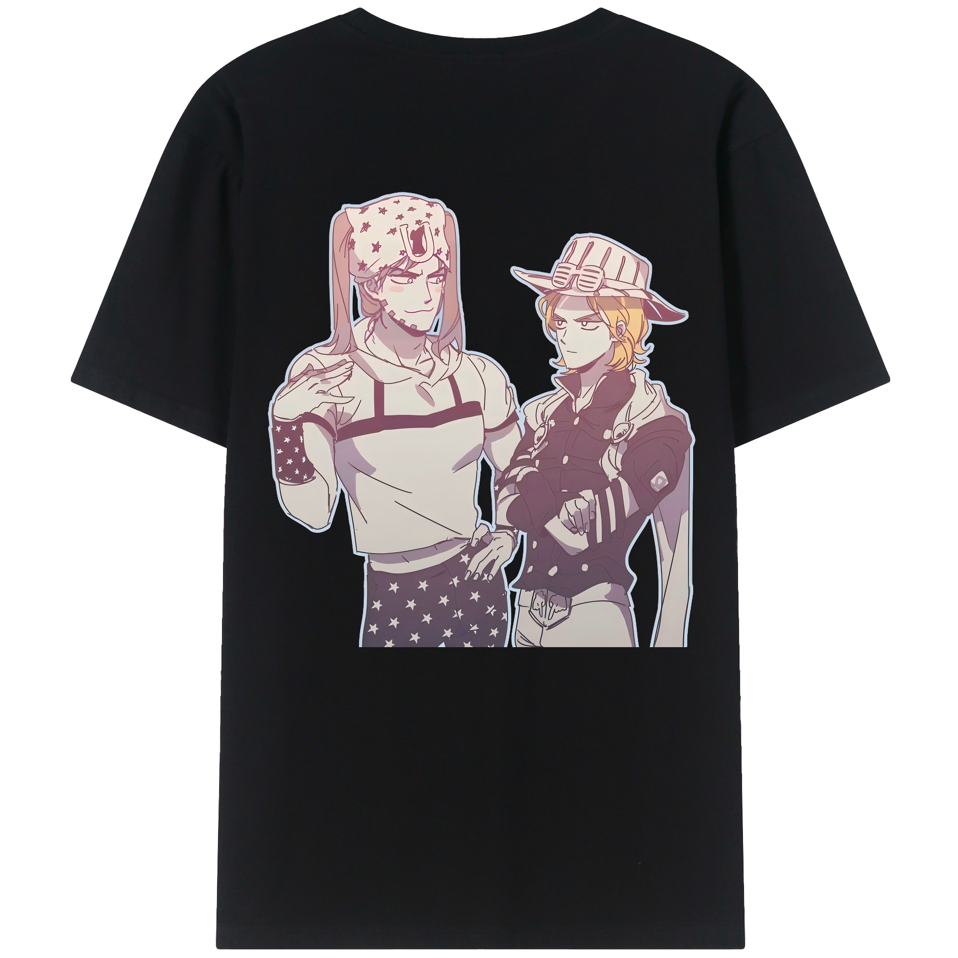 （画像用） ジョジョの奇妙な冒険 JoJo's Bizarre Adventure レディース半袖Tシャツ(バックプリント)