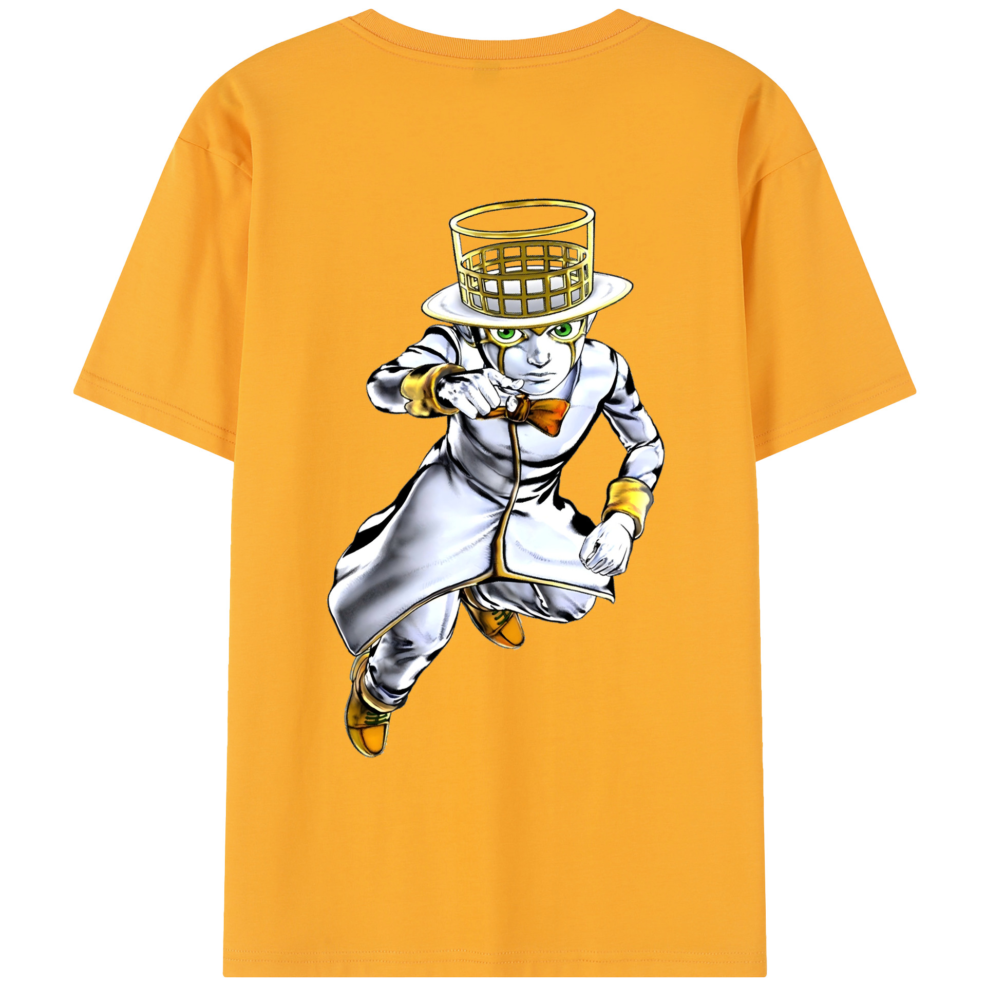 （画像用） ジョジョの奇妙な冒険 岸辺 露伴（きしべ ろはん） JoJo's Bizarre Adventure Rohan Kishibe レディース半袖Tシャツ(バックプリント)