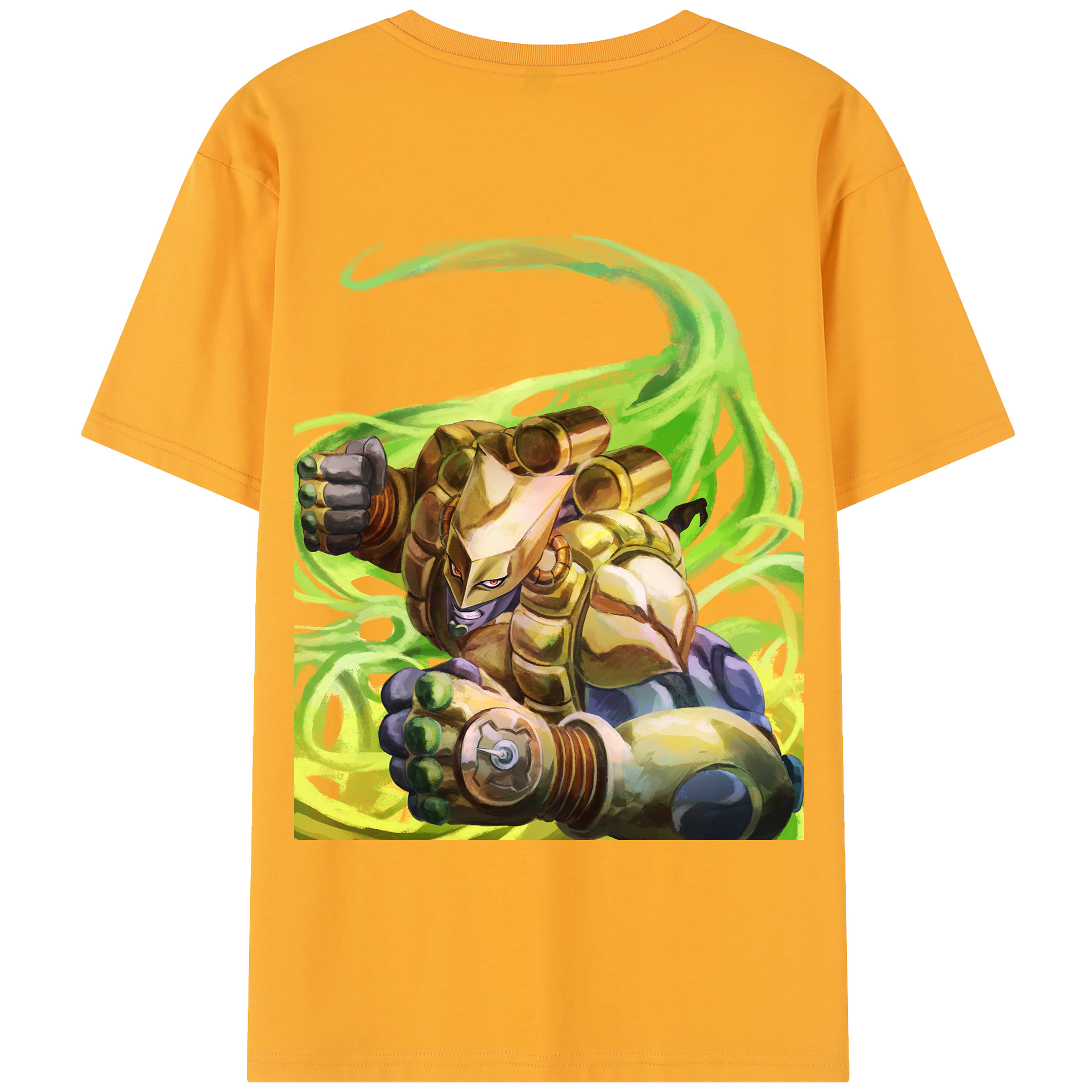 （画像用） ジョジョの奇妙な冒険 ディオ?ブランドー JoJo's Bizarre Adventure Dio Brando レディース半袖Tシャツ(バックプリント)