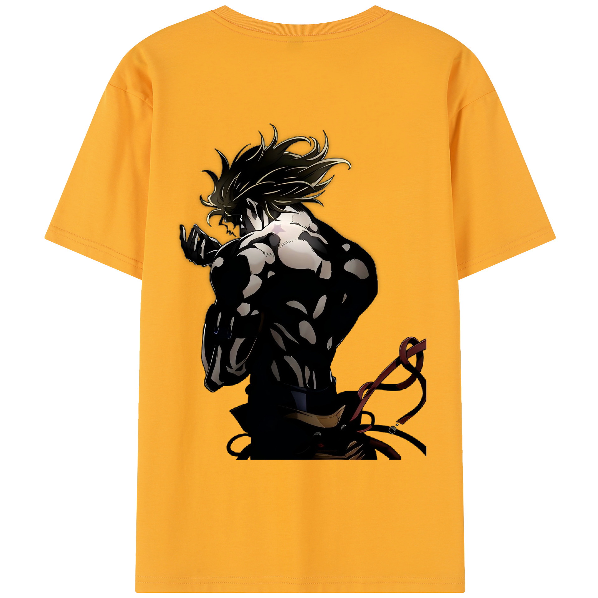 （画像用） ジョジョの奇妙な冒険 ディオ?ブランドー JoJo's Bizarre Adventure Dio Brando レディース半袖Tシャツ(バックプリント)