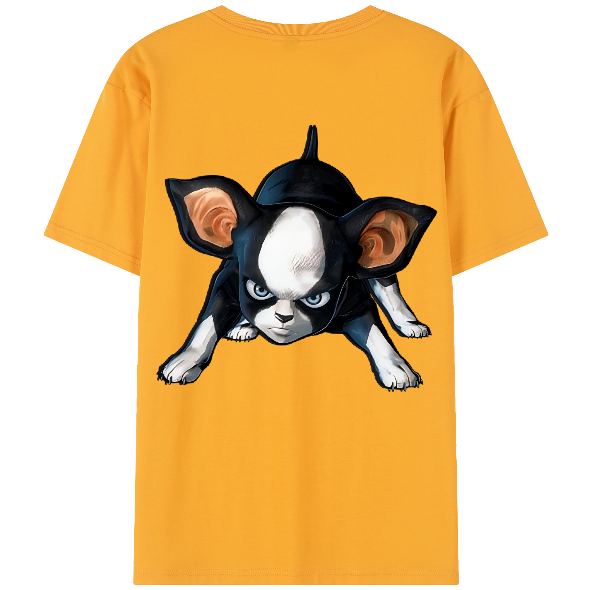 （画像用） ジョジョの奇妙な冒険 イギー JoJo's Bizarre Adventure Iggy レディース半袖Tシャツ(バックプリント)
