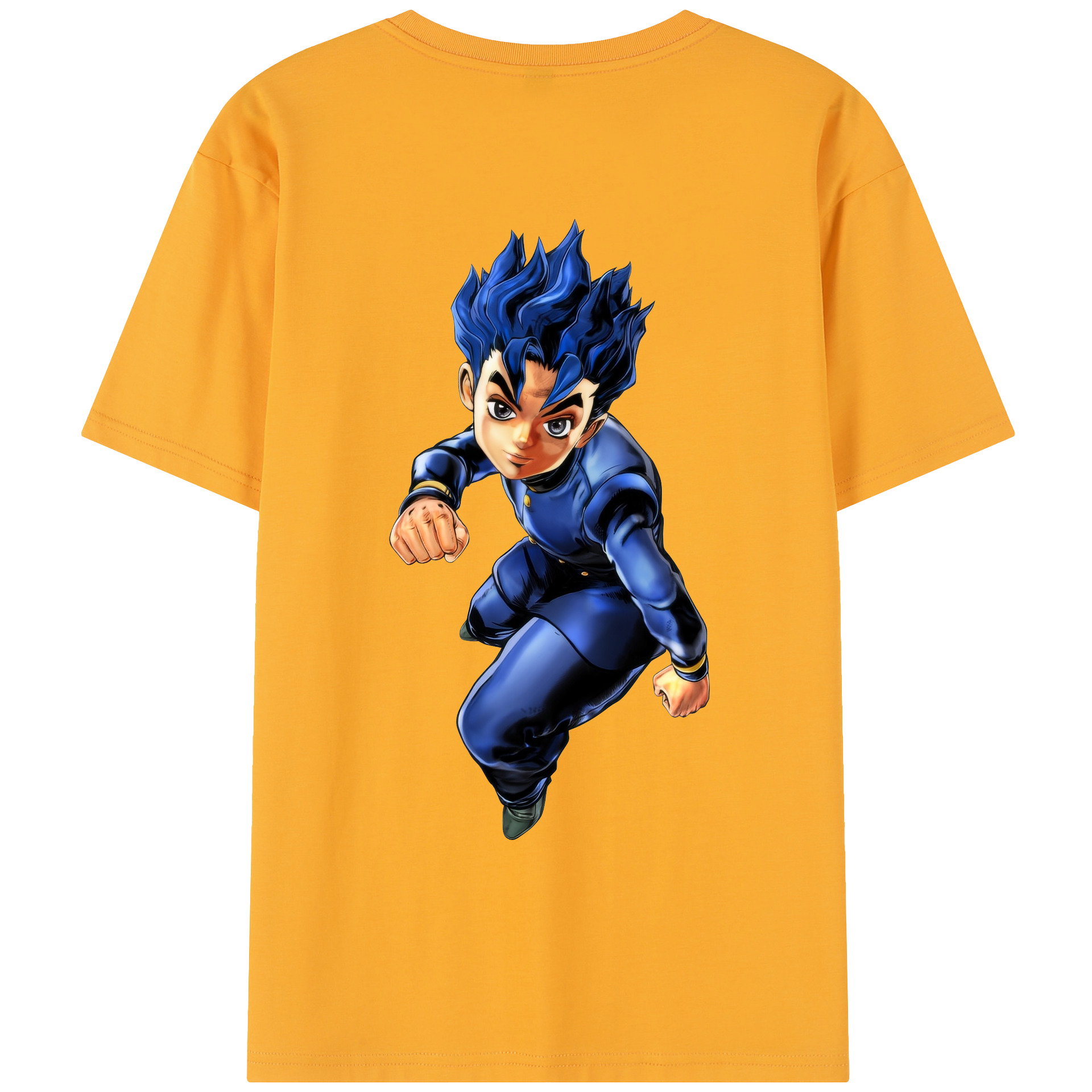 （画像用） ジョジョの奇妙な冒険 広瀨康一 JoJo's Bizarre Adventure Hirose Koichi レディース半袖Tシャツ(バックプリント)