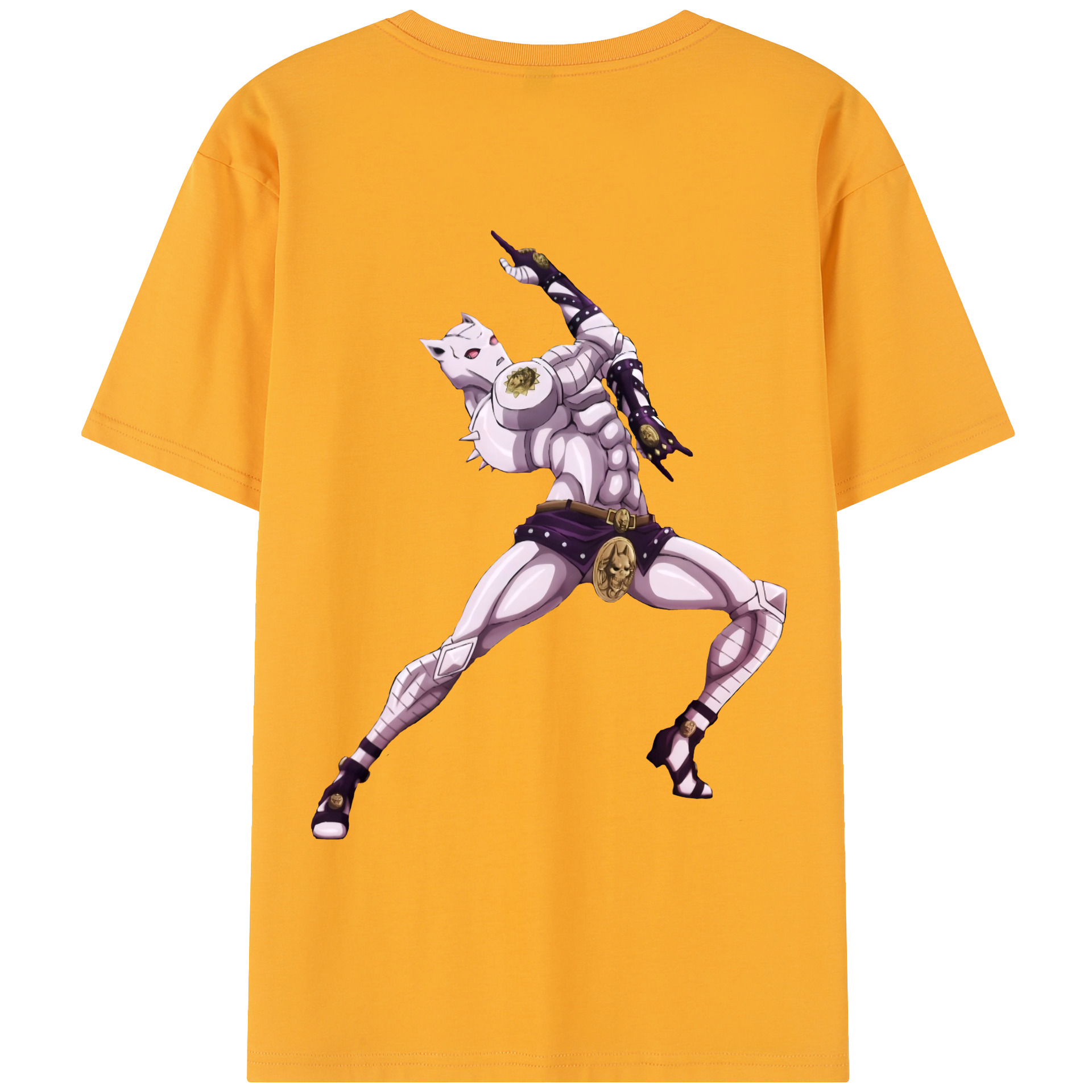 （画像用） ジョジョの奇妙な冒険 きら よしかげ JoJo's Bizarre Adventure Kira Yoshikage レディース半袖Tシャツ(バックプリント)