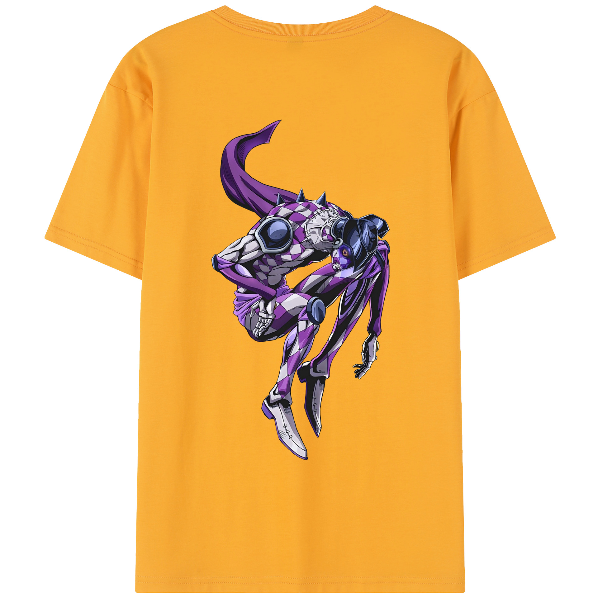 （画像用） ジョジョの奇妙な冒険 パンナコッタ?フー JoJo's Bizarre Adventure Pannacotta Fugo レディース半袖Tシャツ(バックプリント)