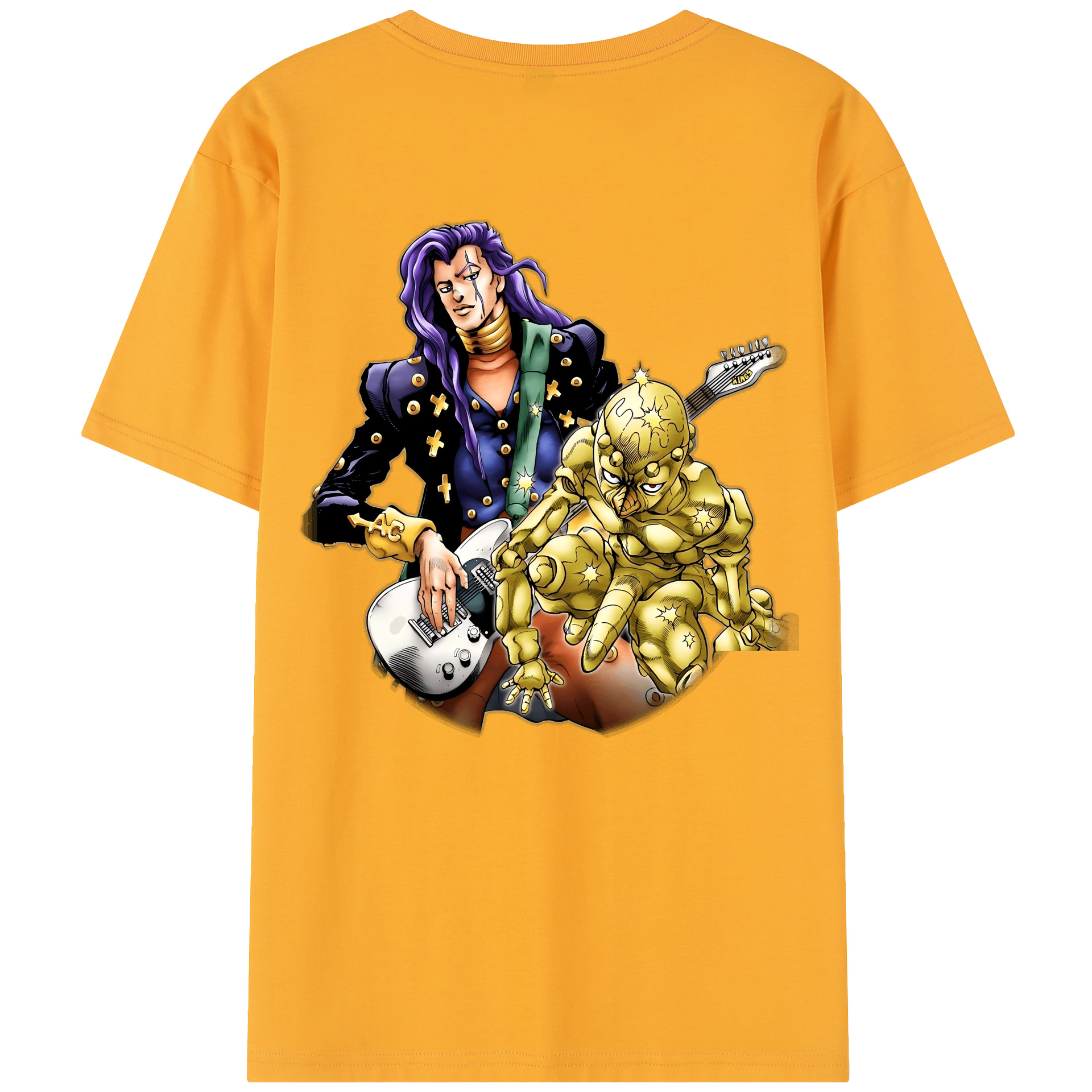 （画像用） ジョジョの奇妙な冒険 おといし あきら JoJo's Bizarre Adventure Akira Otoishi レディース半袖Tシャツ(バックプリント)