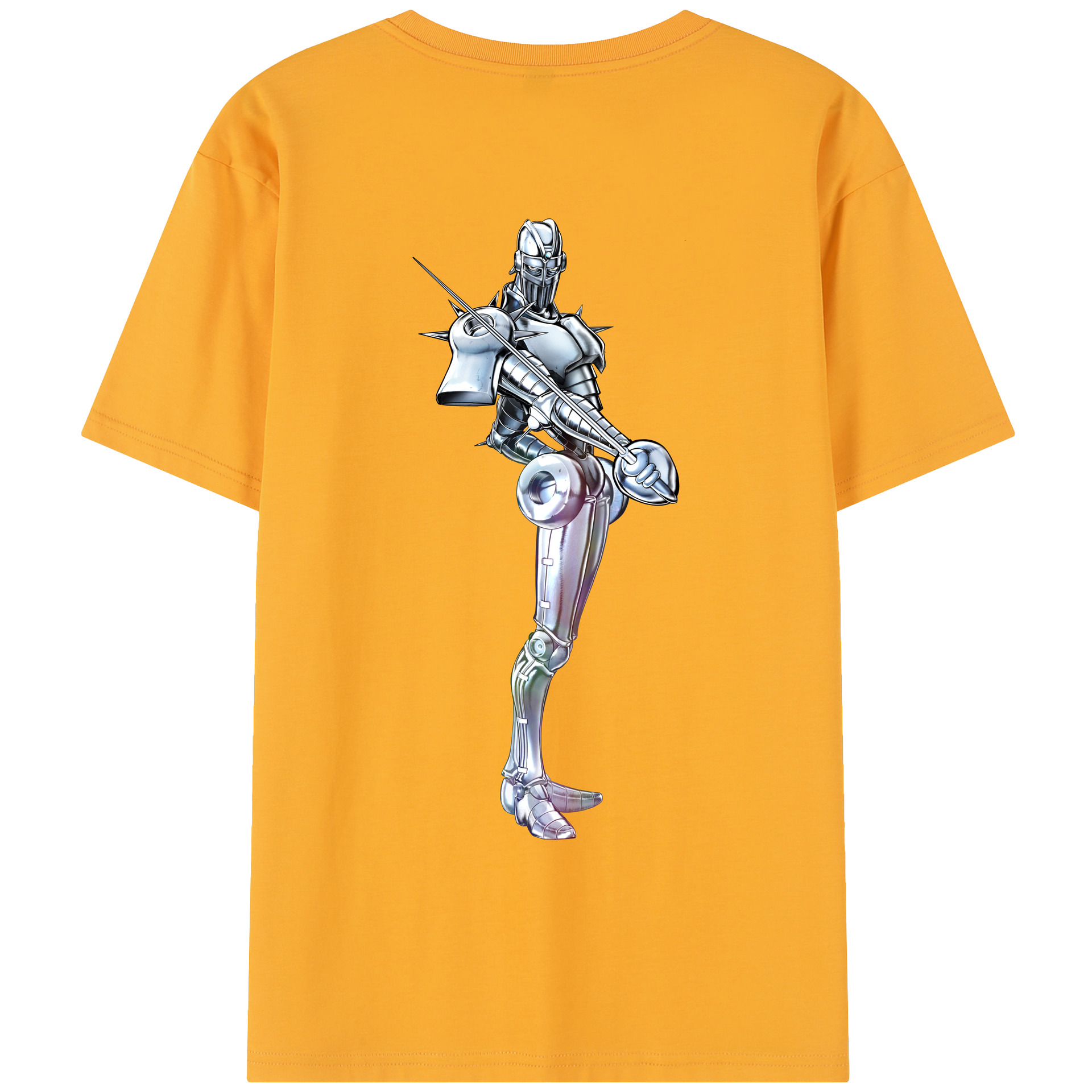 （画像用） ジョジョの奇妙な冒険 ジャン＝ピエール?ポルナレフ JoJo's Bizarre Adventure Jan Pierre Polnareff レディース半袖Tシャツ(バックプリント)