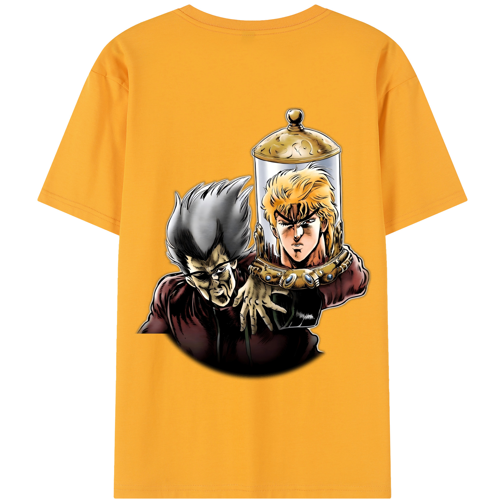 （画像用） ジョジョの奇妙な冒険 ディオ?ブランドー JoJo's Bizarre Adventure Dio Brando レディース半袖Tシャツ(バックプリント)