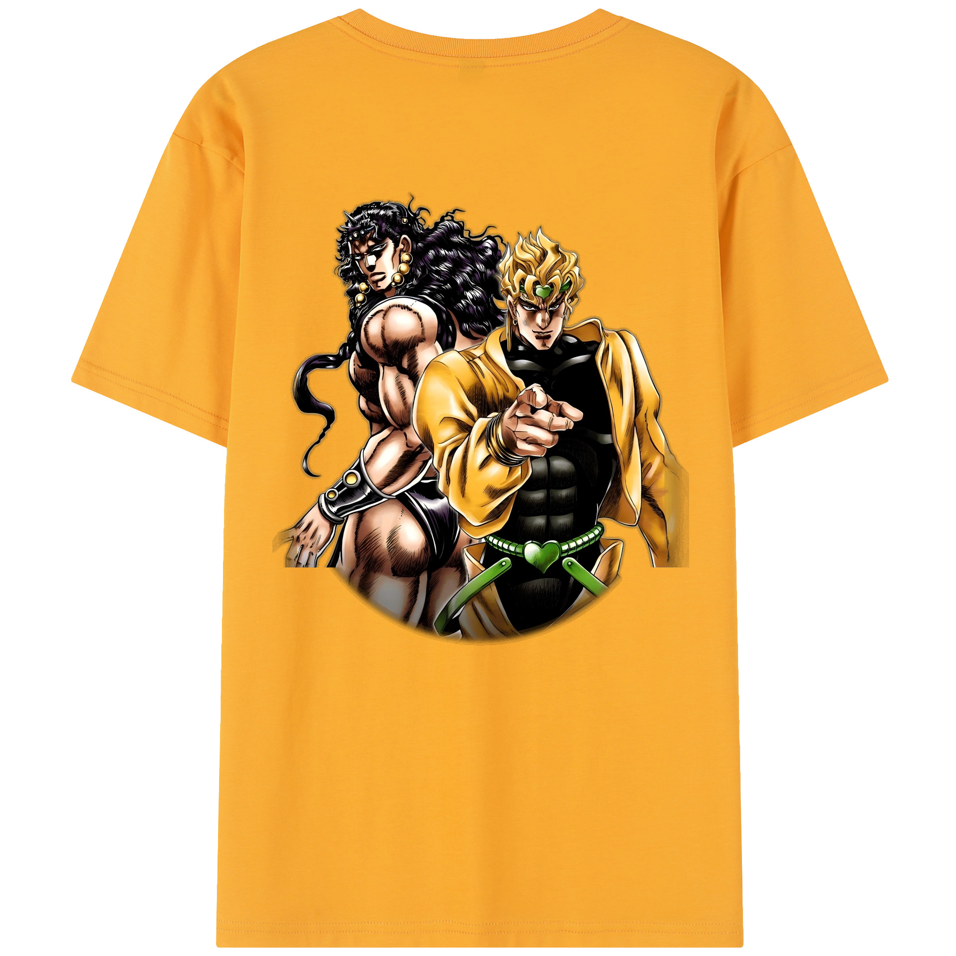 （画像用） ジョジョの奇妙な冒険 ディオ?ブランドー JoJo's Bizarre Adventure Dio Brando レディース半袖Tシャツ(バックプリント)