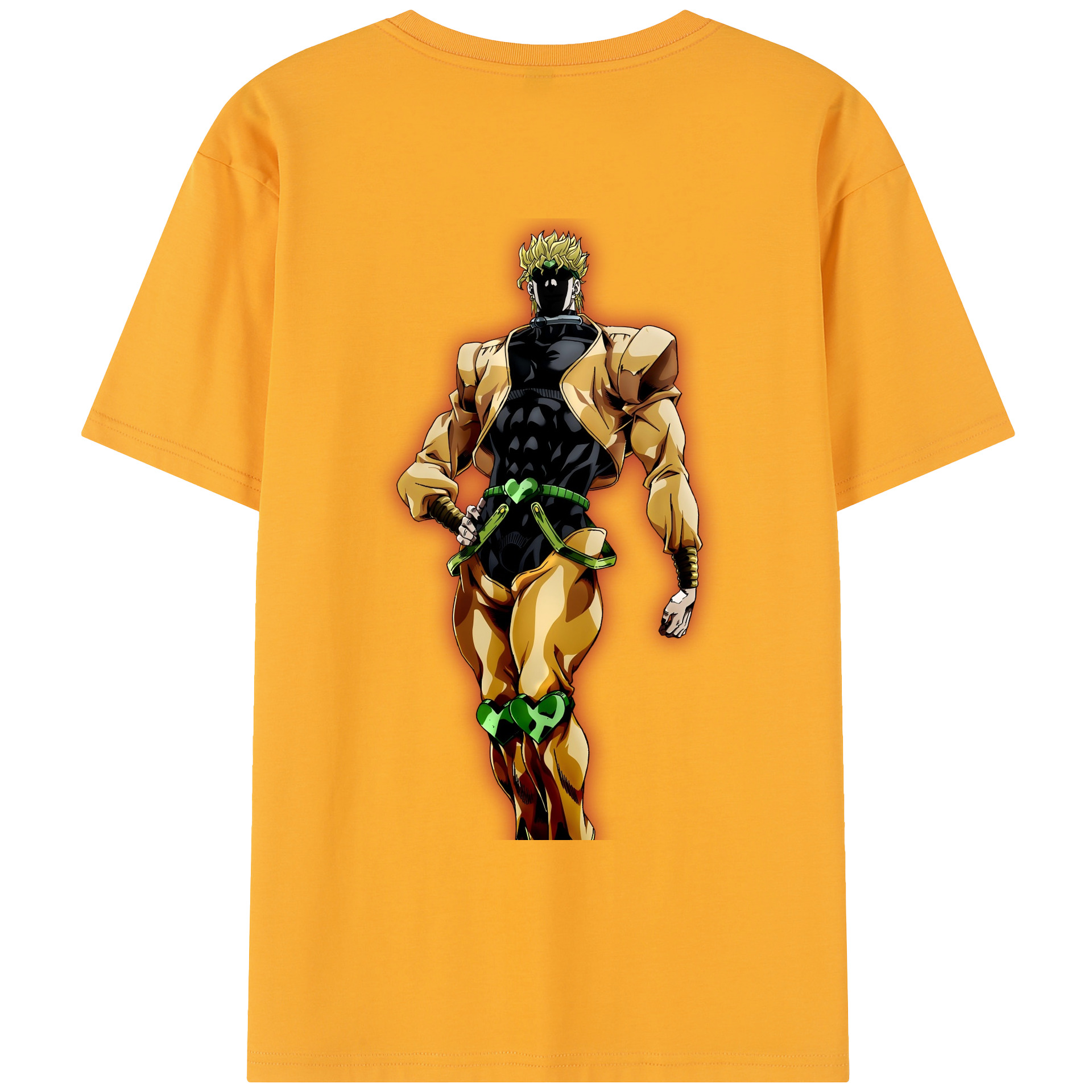 （画像用） ジョジョの奇妙な冒険 ディオ?ブランドー JoJo's Bizarre Adventure Dio Brando レディース半袖Tシャツ(バックプリント)
