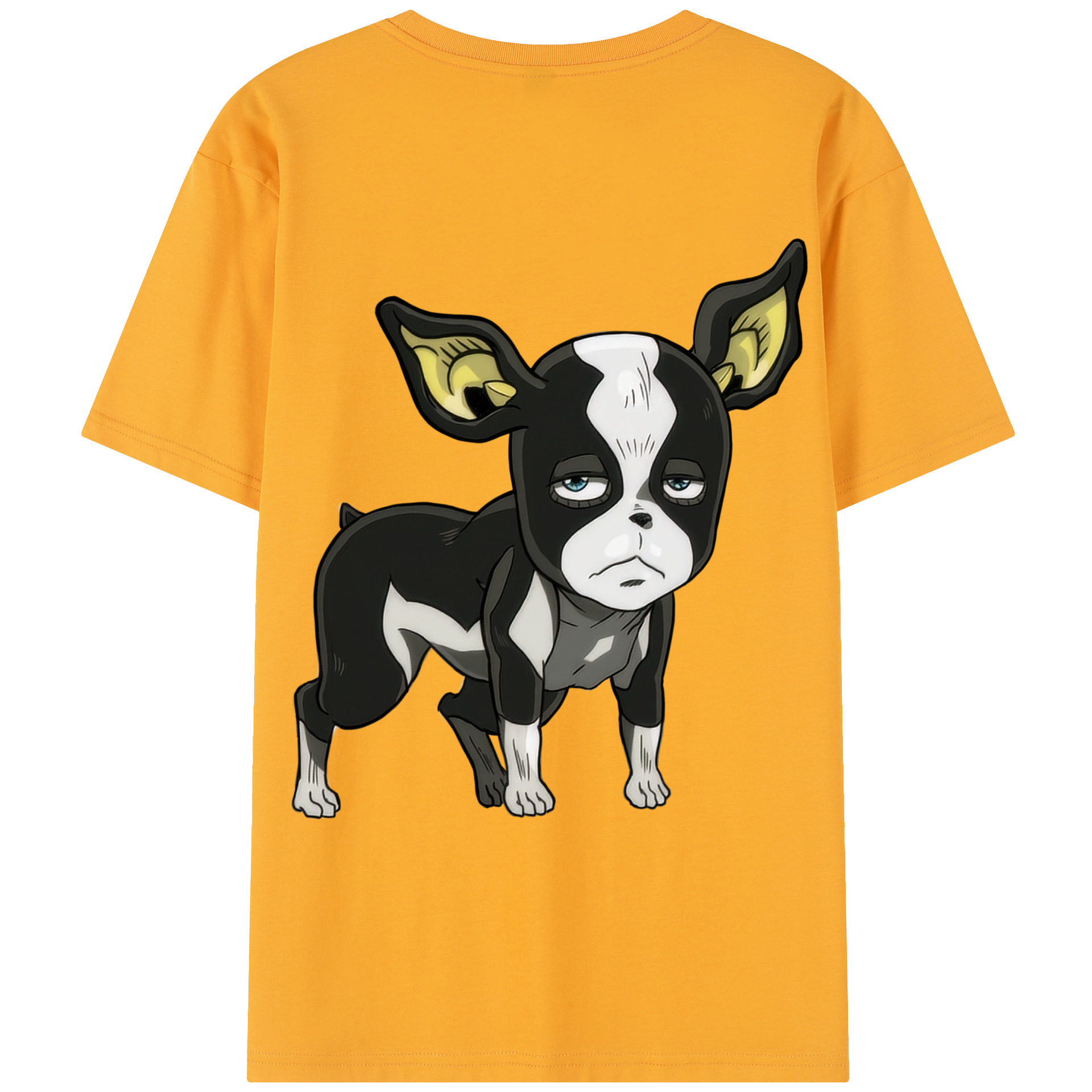 （画像用） ジョジョの奇妙な冒険 イギー JoJo's Bizarre Adventure Iggy レディース半袖Tシャツ(バックプリント)