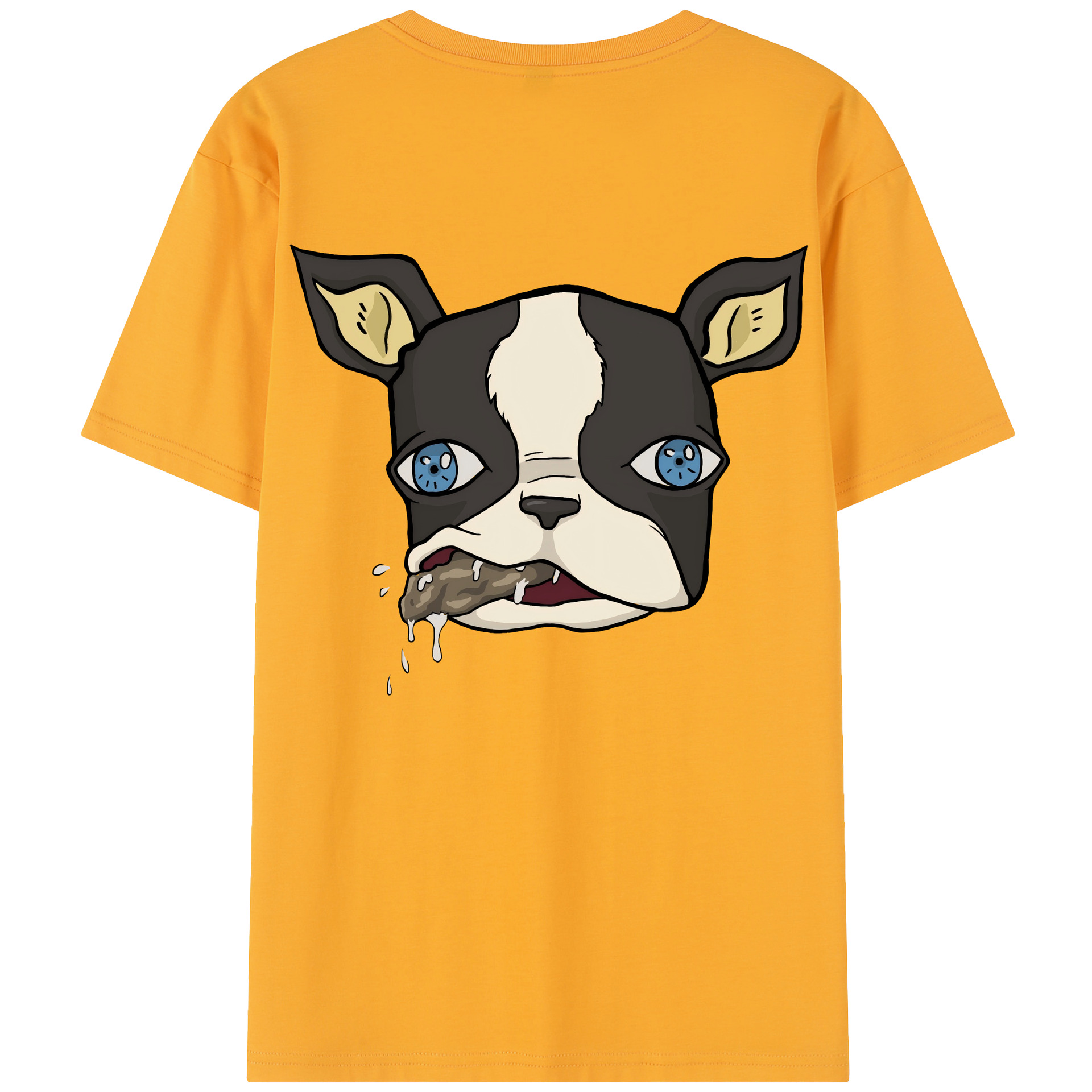 （画像用） ジョジョの奇妙な冒険 イギー JoJo's Bizarre Adventure Iggy レディース半袖Tシャツ(バックプリント)