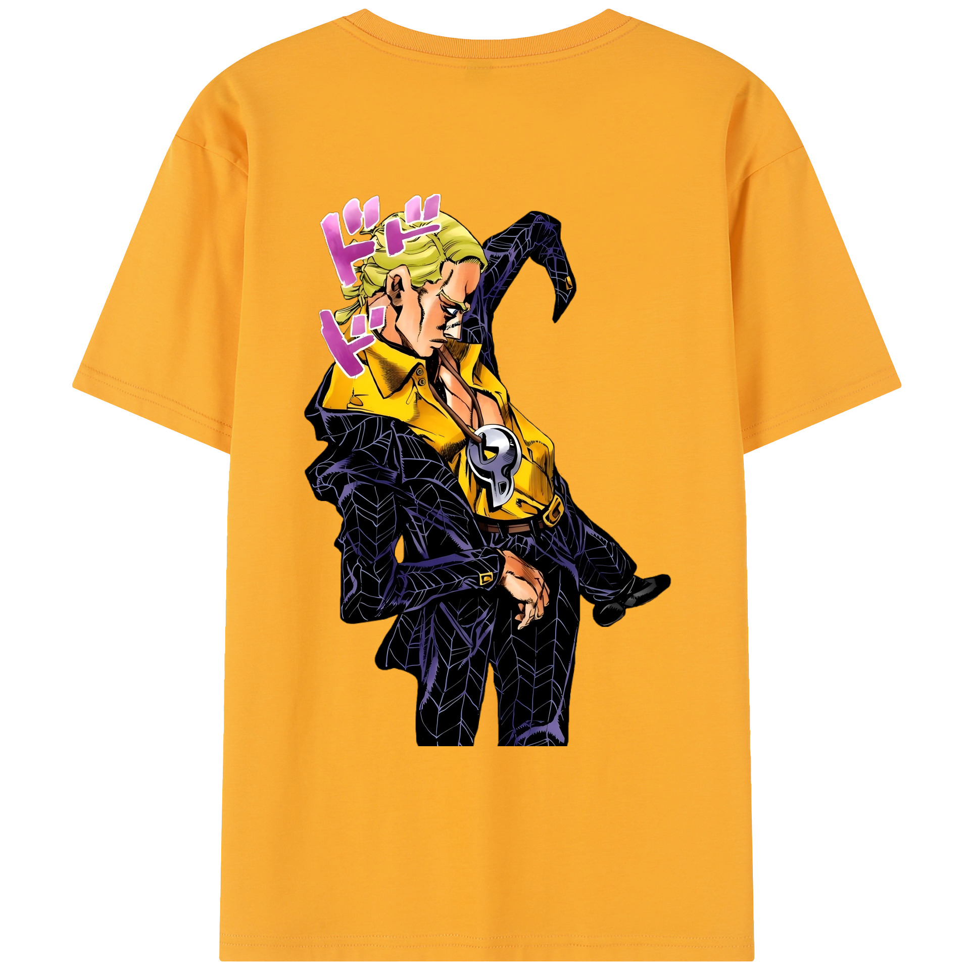 （画像用） ジョジョの奇妙な冒険 プロシュート JoJo's Bizarre Adventure Prosciutto レディース半袖Tシャツ(バックプリント)