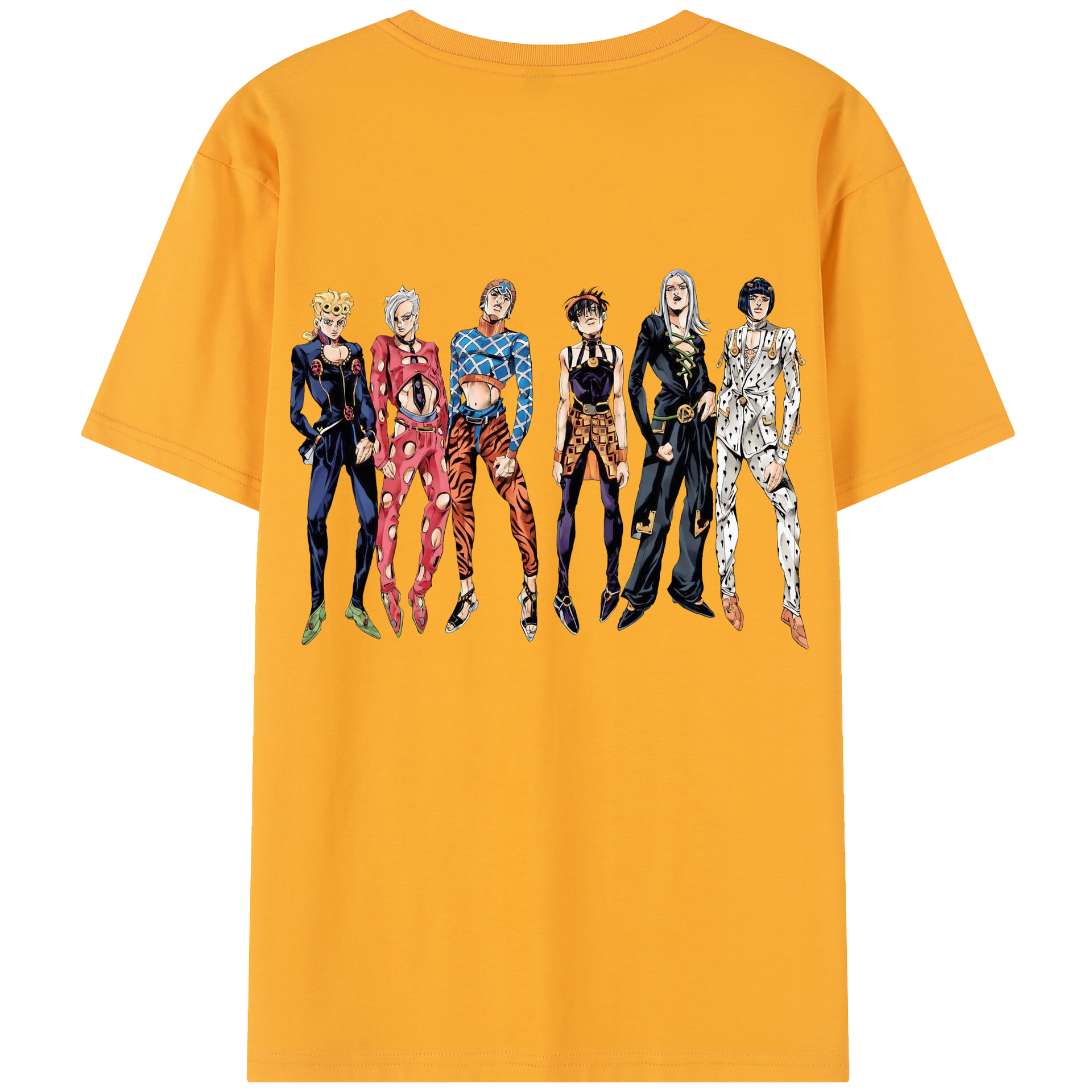 （画像用） ジョジョの奇妙な冒険 JoJo's Bizarre Adventure レディース半袖Tシャツ(バックプリント)