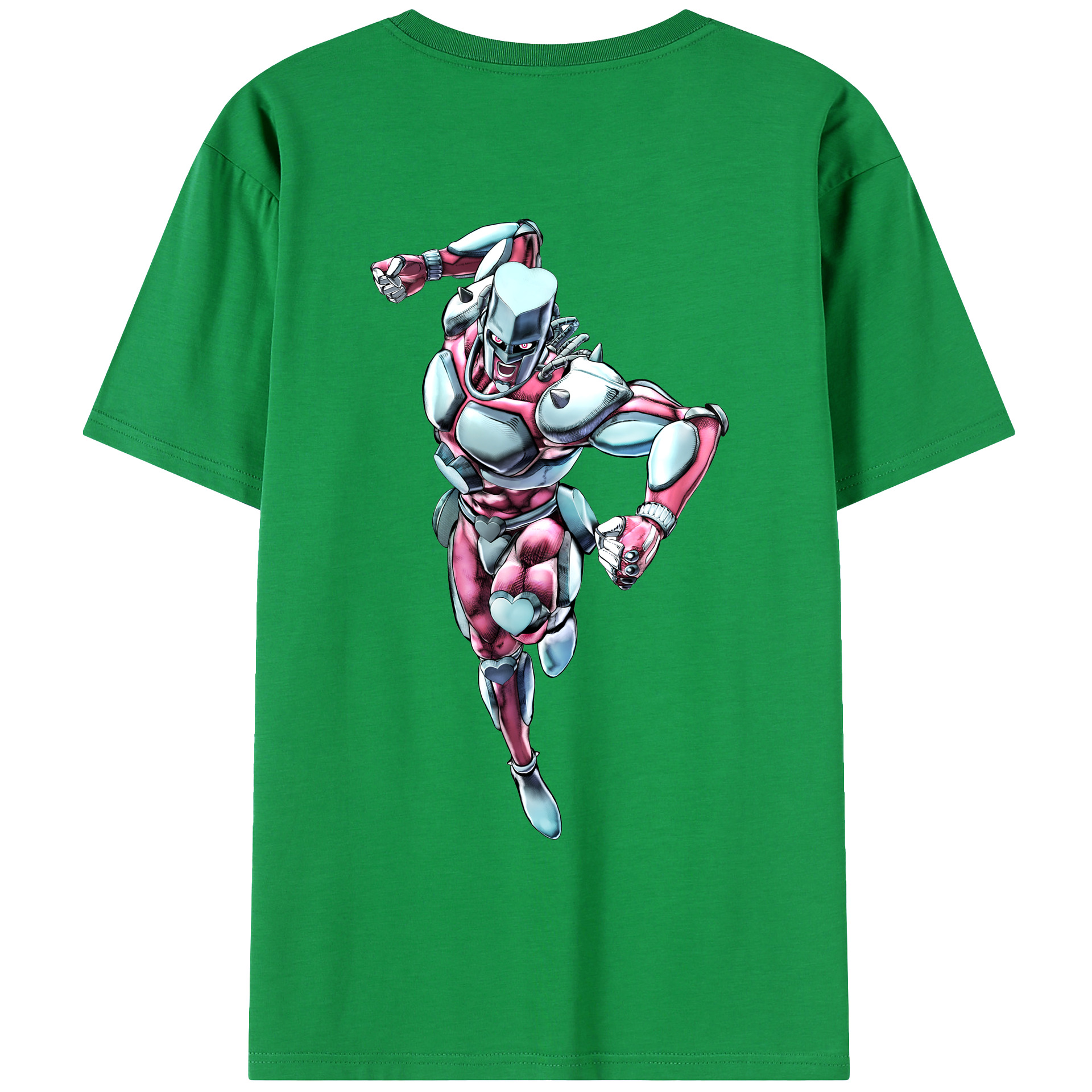 （画像用） ジョジョの奇妙な冒険 ひがしかた じょうすけ JoJo's Bizarre Adventure Higashikata Josuke レディース半袖Tシャツ(バックプリント)