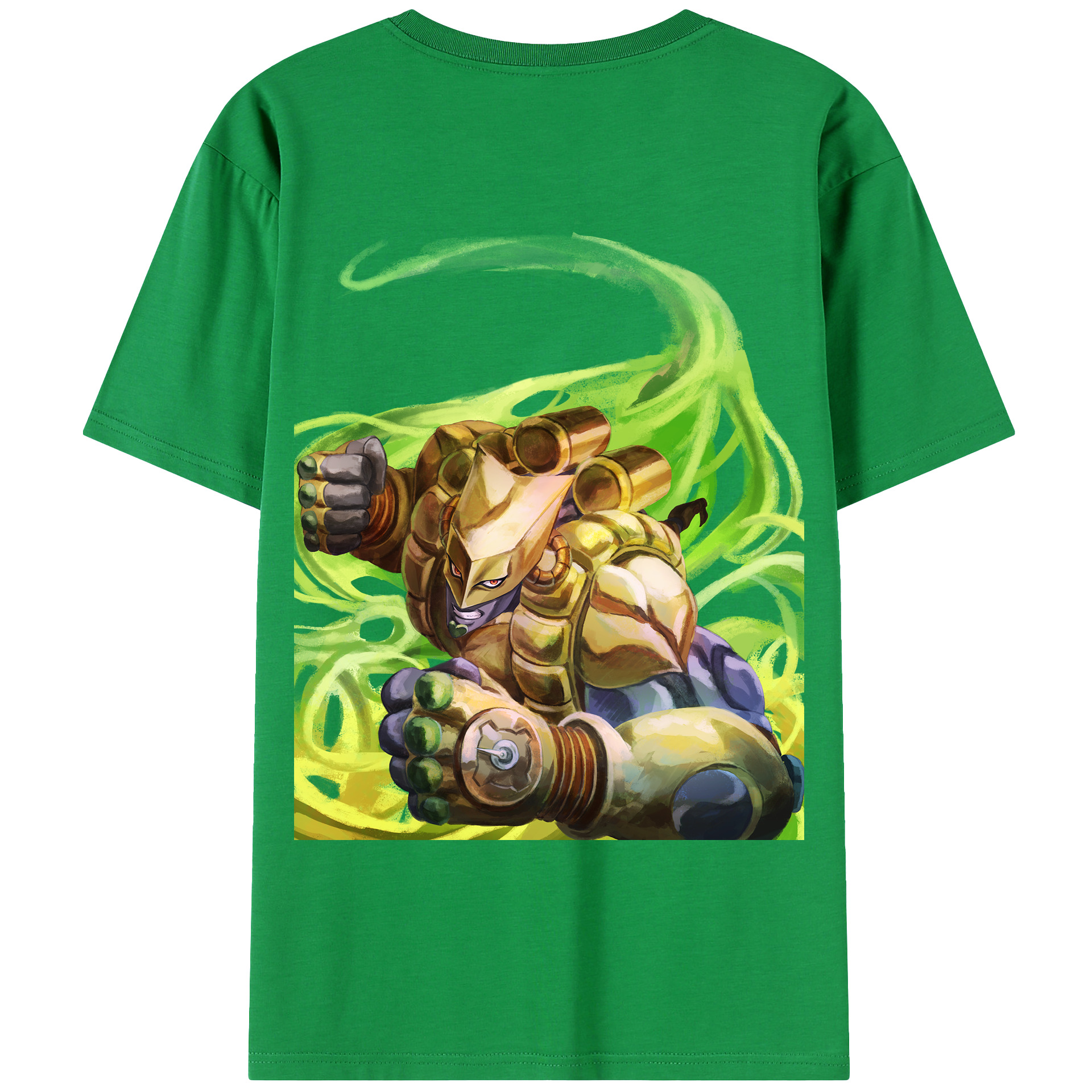 （画像用） ジョジョの奇妙な冒険 ディオ?ブランドー JoJo's Bizarre Adventure Dio Brando レディース半袖Tシャツ(バックプリント)