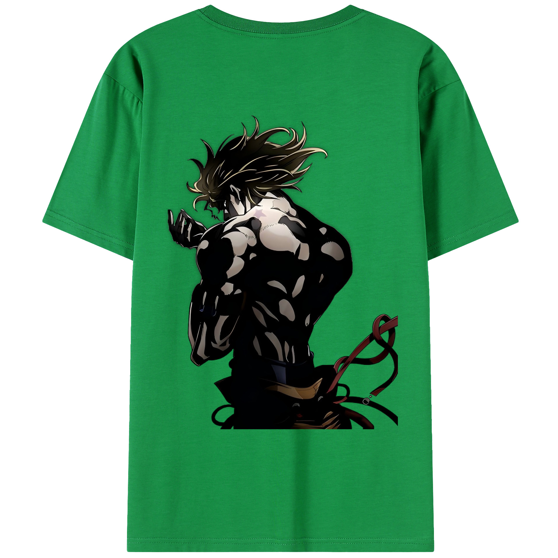 （画像用） ジョジョの奇妙な冒険 ディオ?ブランドー JoJo's Bizarre Adventure Dio Brando レディース半袖Tシャツ(バックプリント)