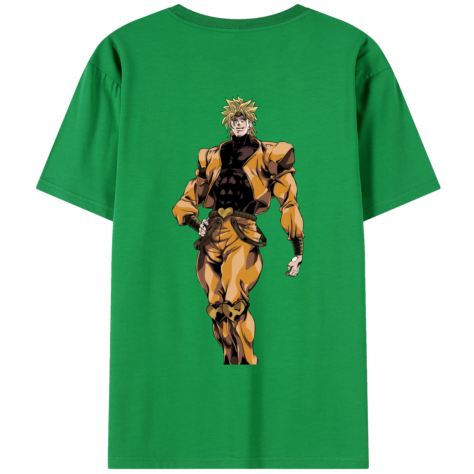 （画像用） ジョジョの奇妙な冒険 ディオ?ブランドー JoJo's Bizarre Adventure Dio Brando レディース半袖Tシャツ(バックプリント)