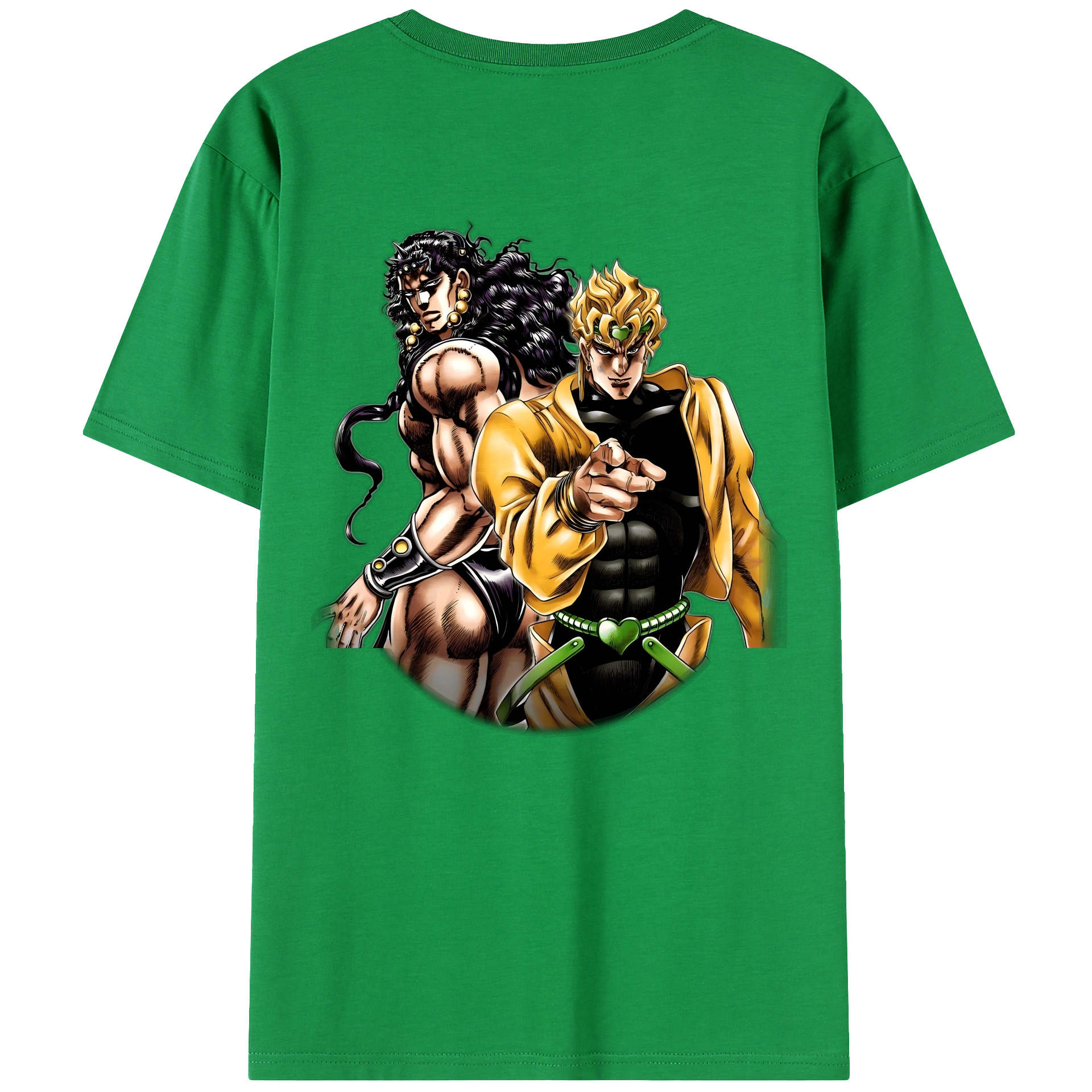 （画像用） ジョジョの奇妙な冒険 ディオ?ブランドー JoJo's Bizarre Adventure Dio Brando レディース半袖Tシャツ(バックプリント)