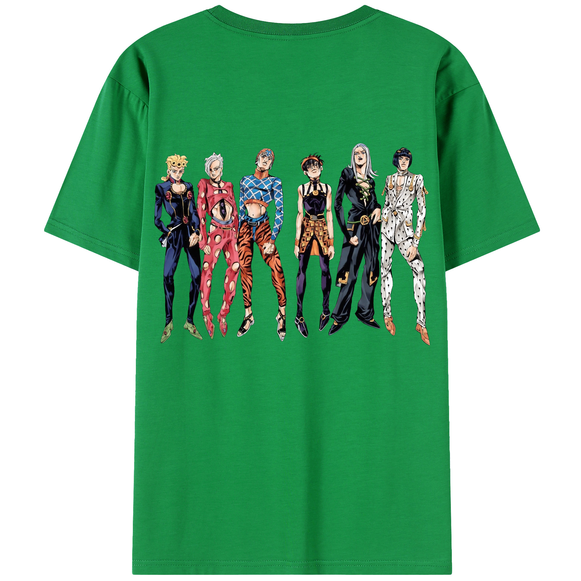 （画像用） ジョジョの奇妙な冒険 JoJo's Bizarre Adventure レディース半袖Tシャツ(バックプリント)