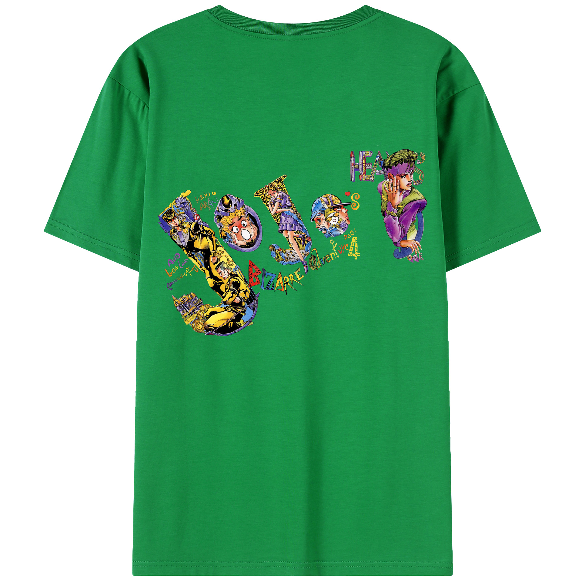 （画像用） ジョジョの奇妙な冒険 JoJo's Bizarre Adventure レディース半袖Tシャツ(バックプリント)