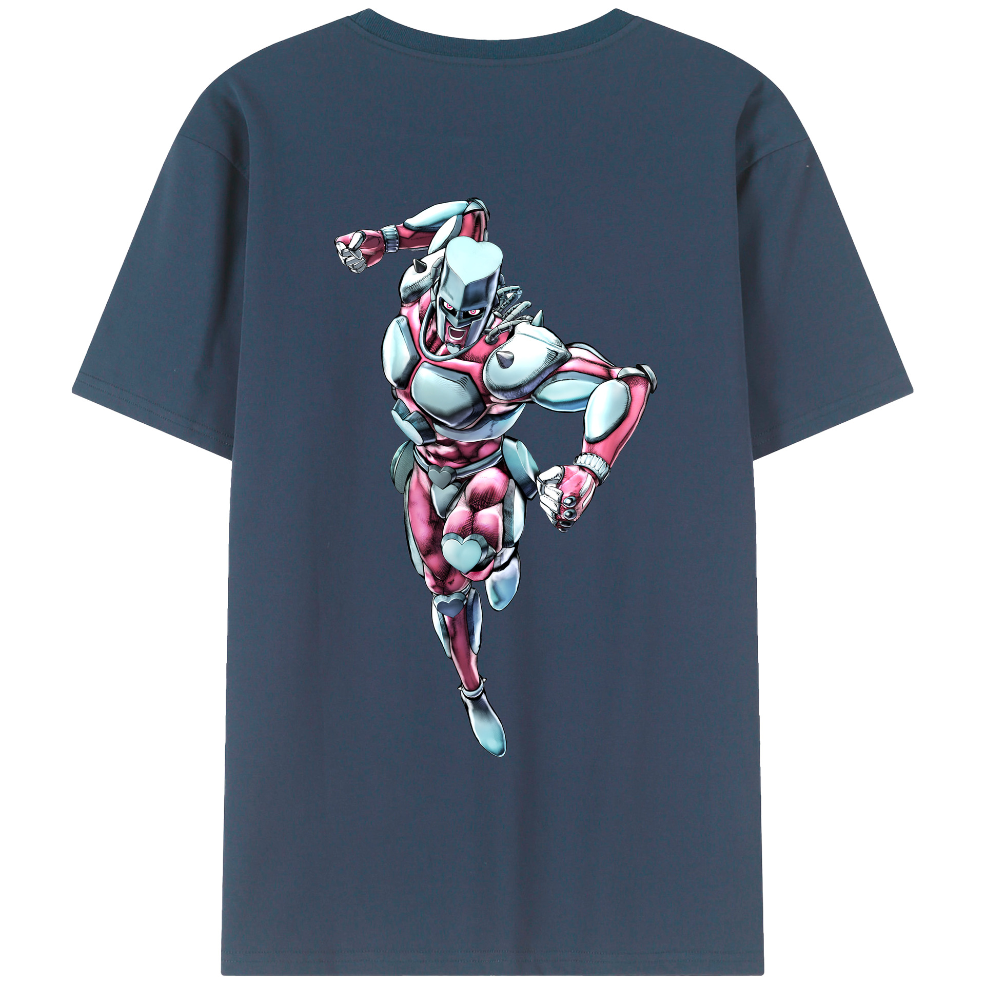 （画像用） ジョジョの奇妙な冒険 ひがしかた じょうすけ JoJo's Bizarre Adventure Higashikata Josuke レディース半袖Tシャツ(バックプリント)