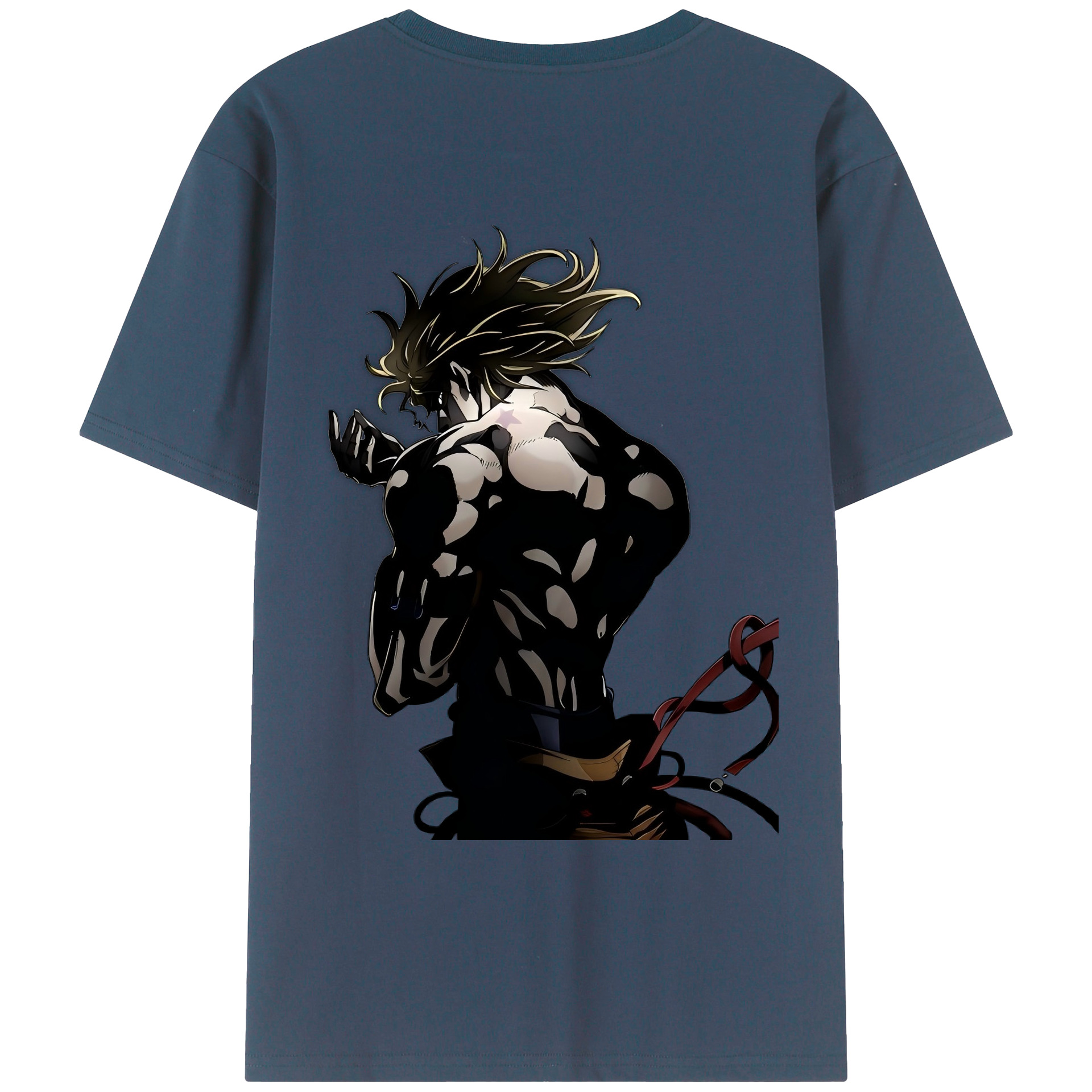 （画像用） ジョジョの奇妙な冒険 ディオ?ブランドー JoJo's Bizarre Adventure Dio Brando レディース半袖Tシャツ(バックプリント)
