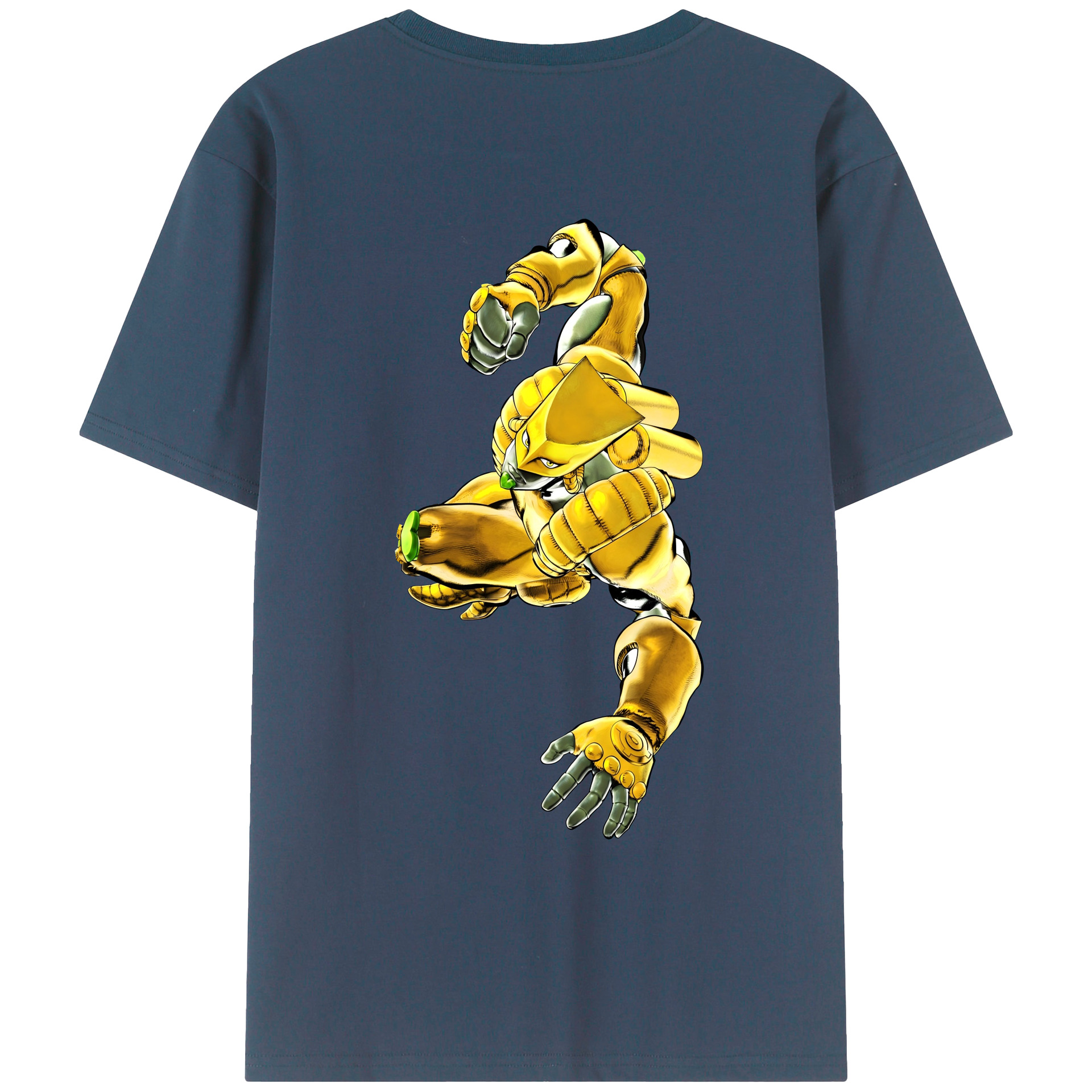 （画像用） ジョジョの奇妙な冒険 ディオ?ブランドー JoJo's Bizarre Adventure Dio Brando レディース半袖Tシャツ(バックプリント)